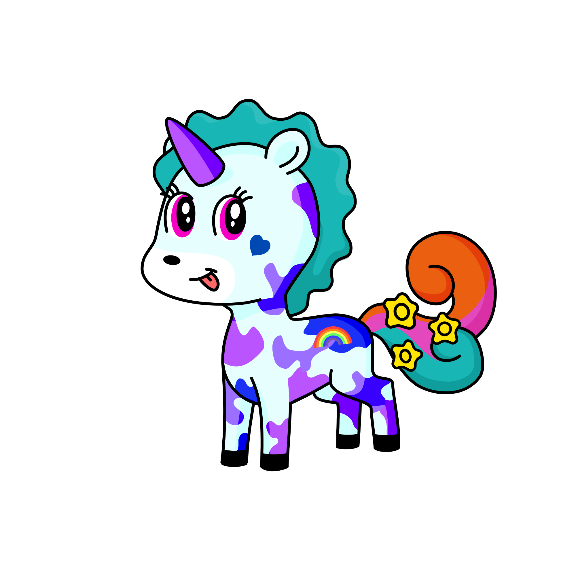 Caroline, the unicorn
