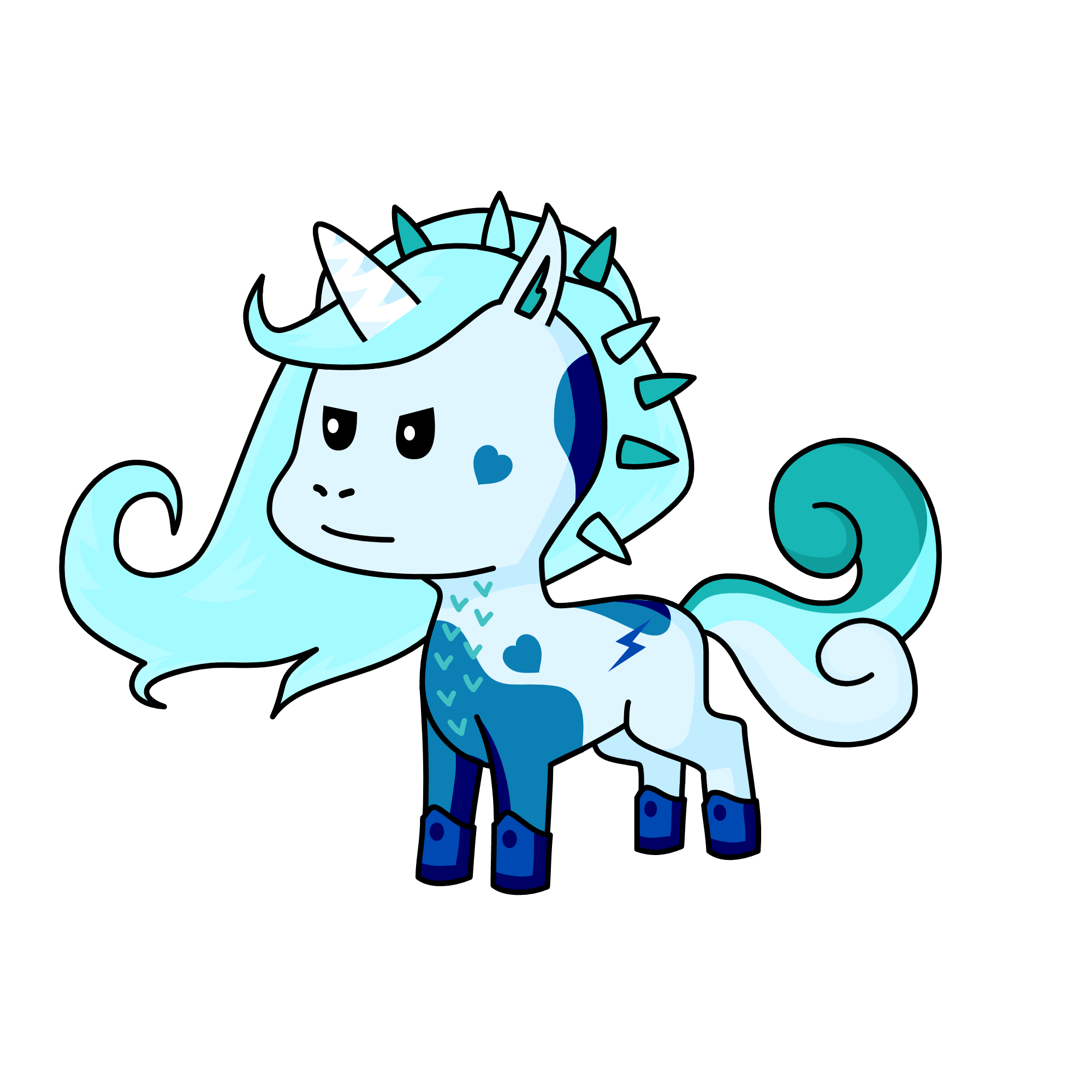Icyana, the unicorn