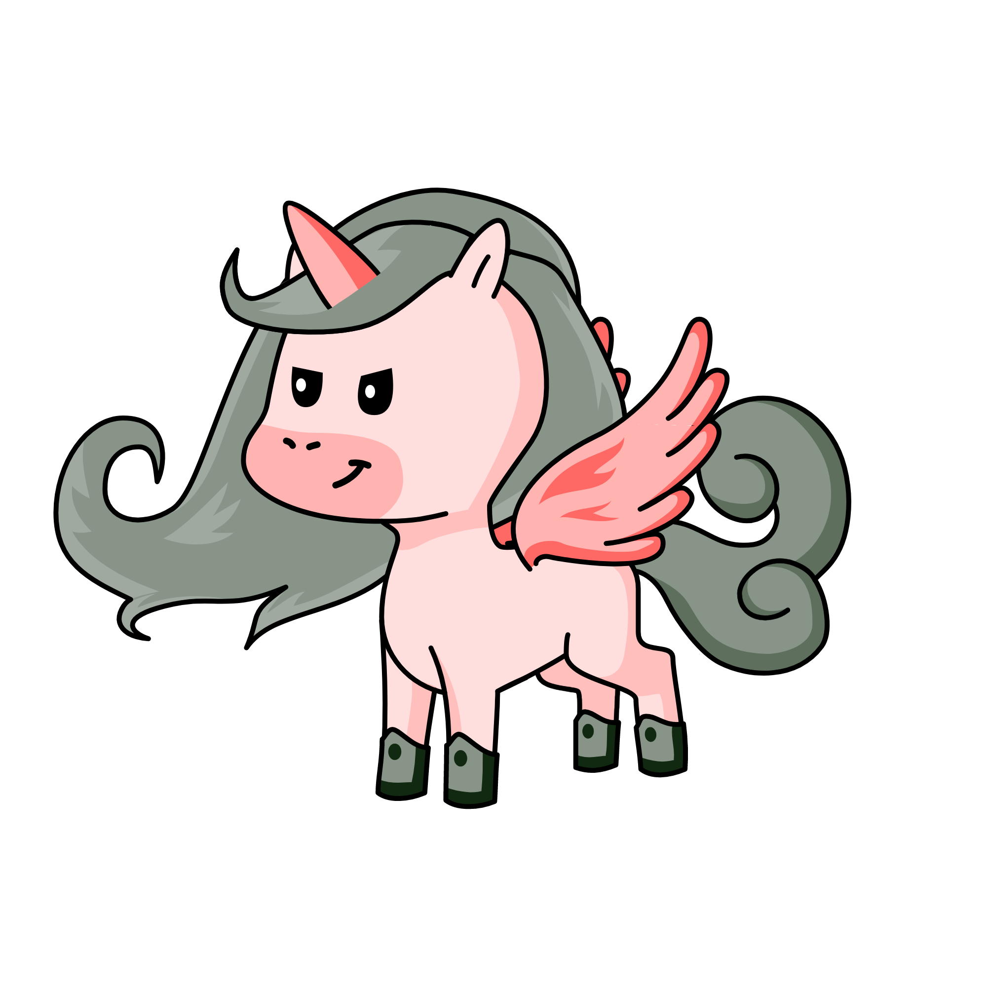 PINK VENOMM, the unicorn