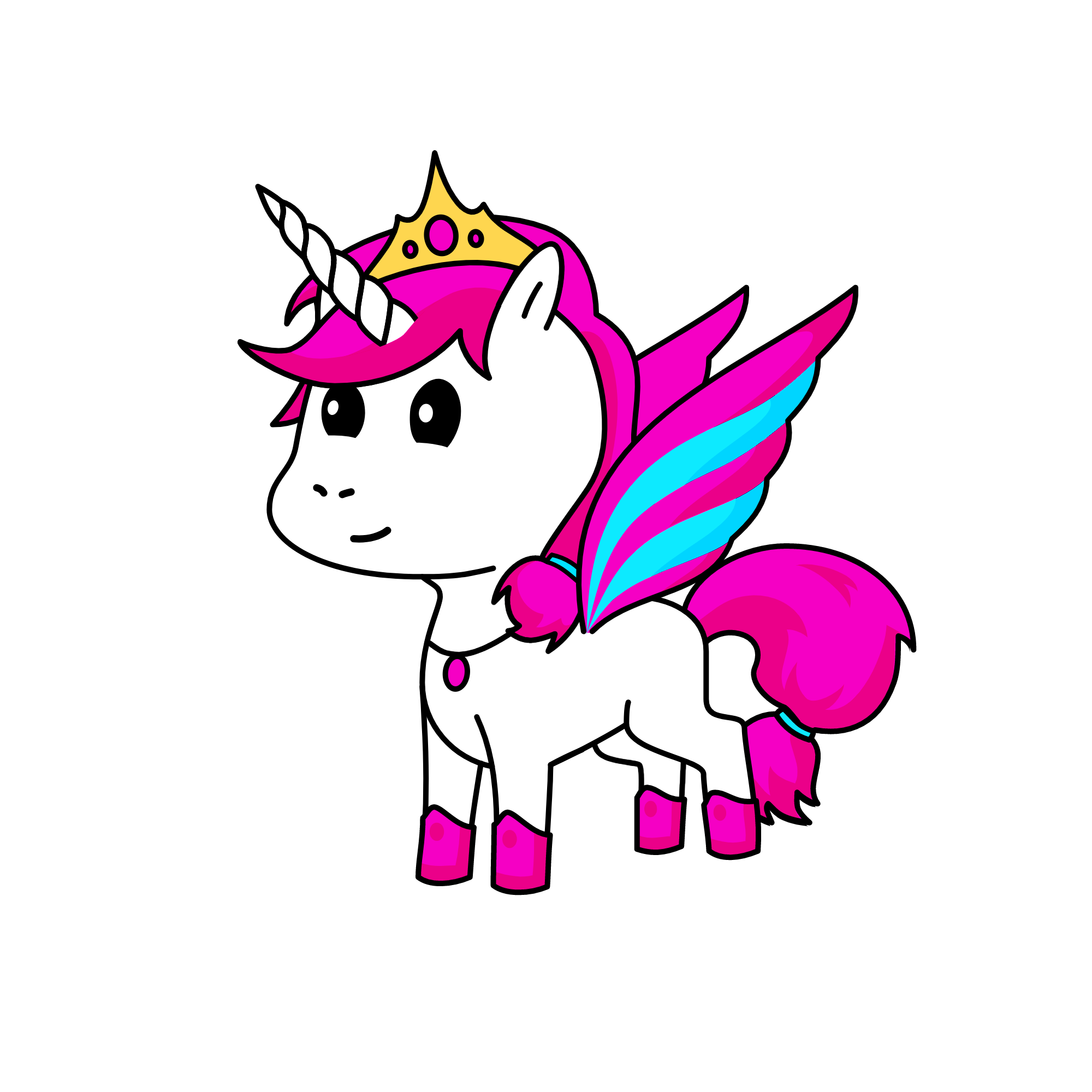 pink sparkle, the unicorn