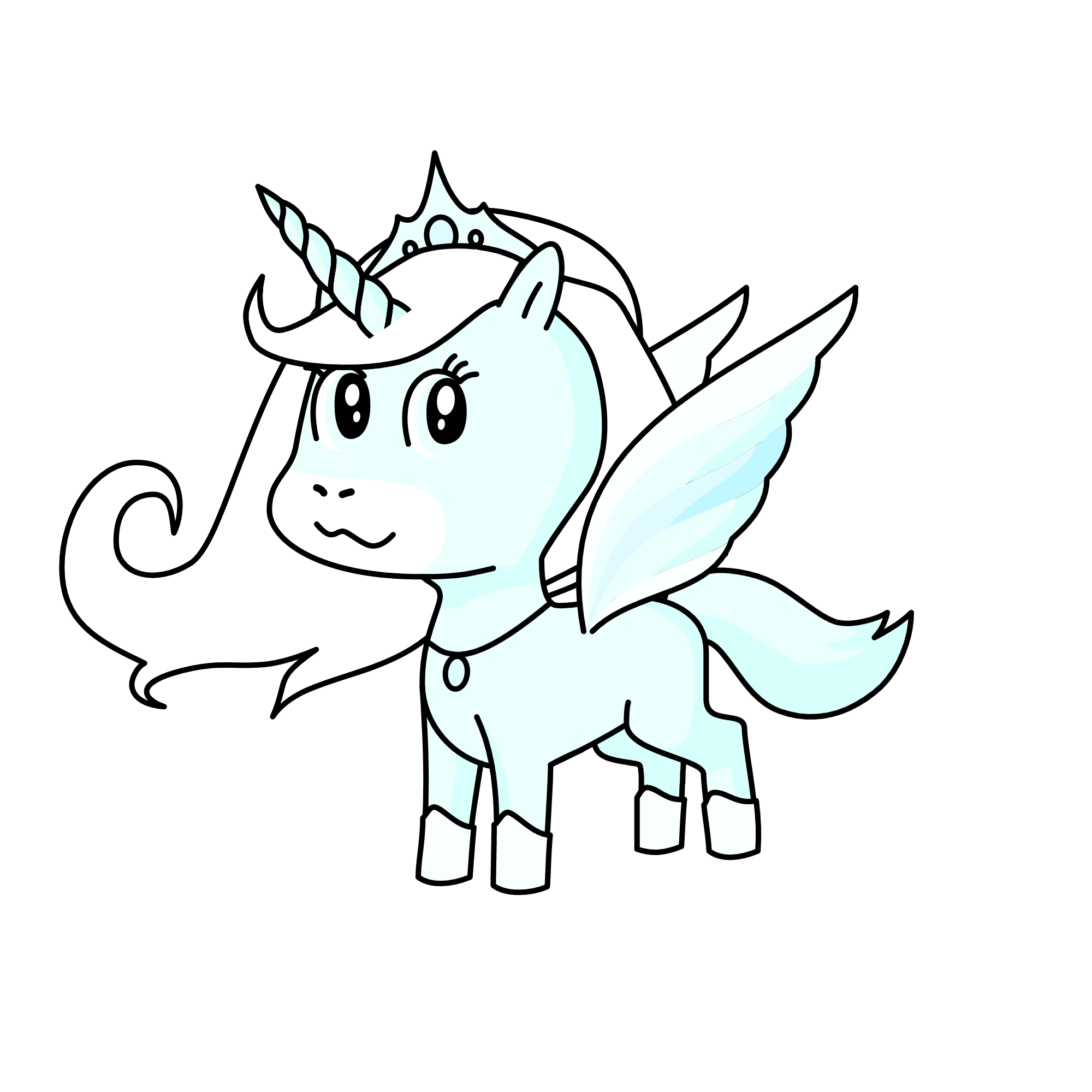 crystal, the unicorn