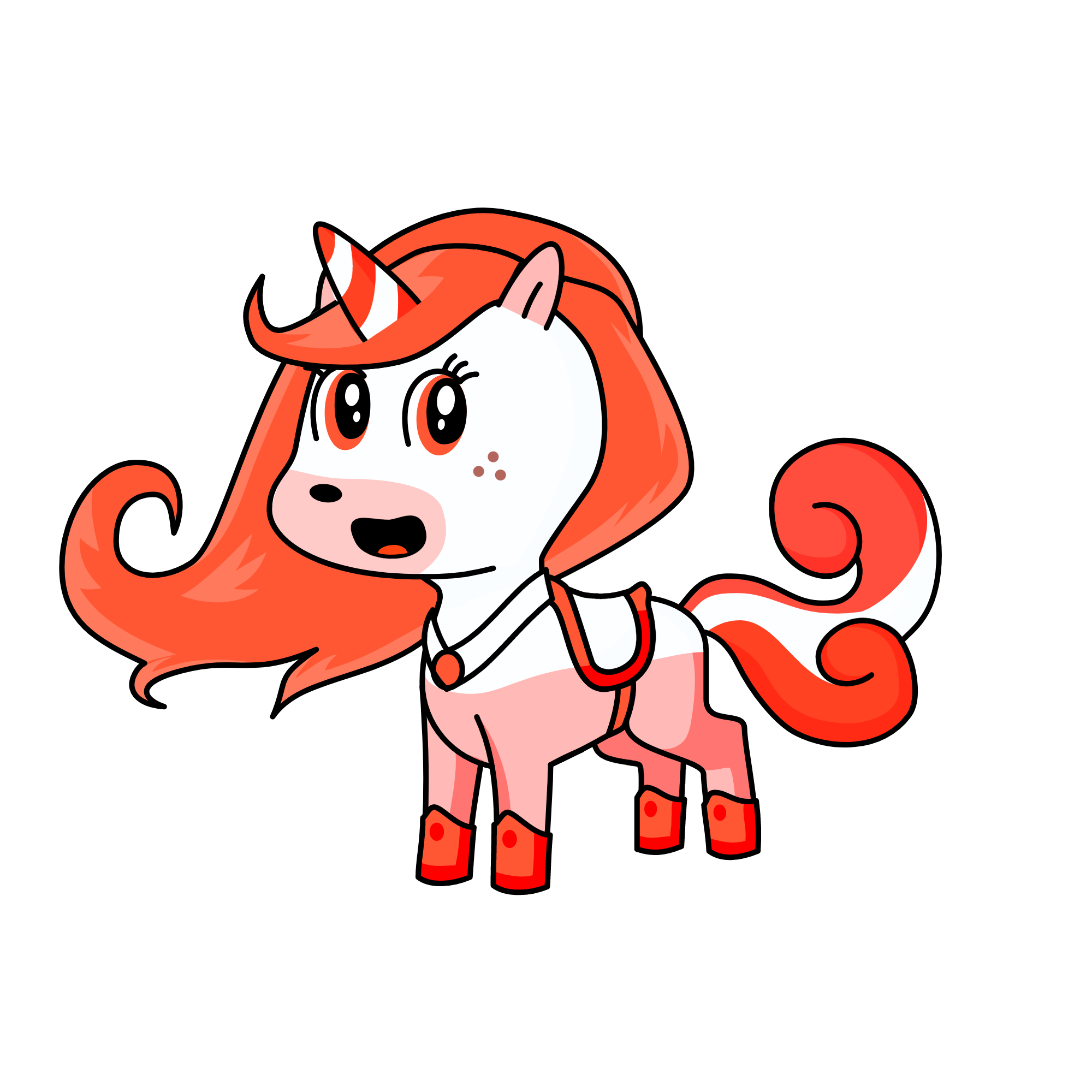 Candycane, the unicorn