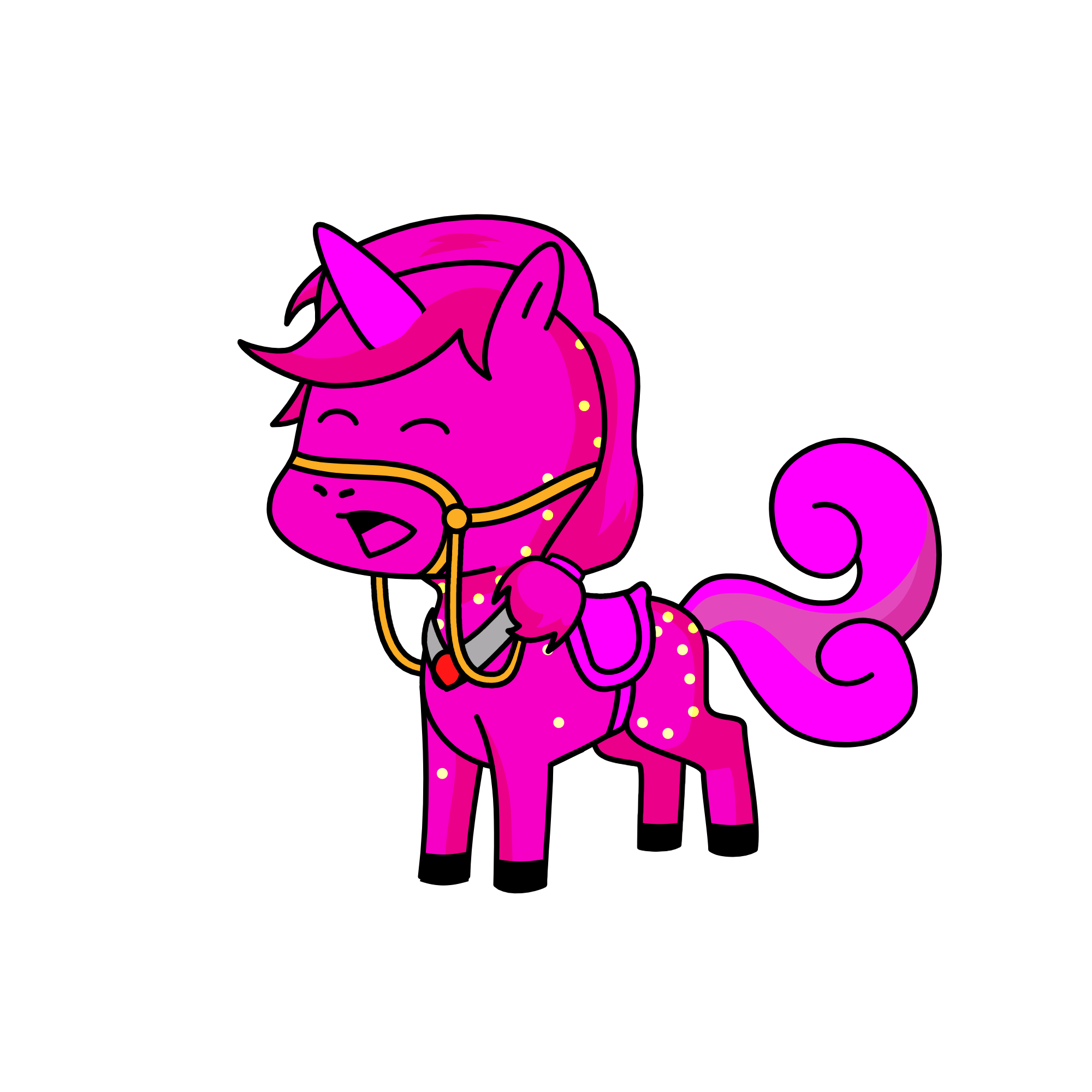 A sussy horse, the unicorn