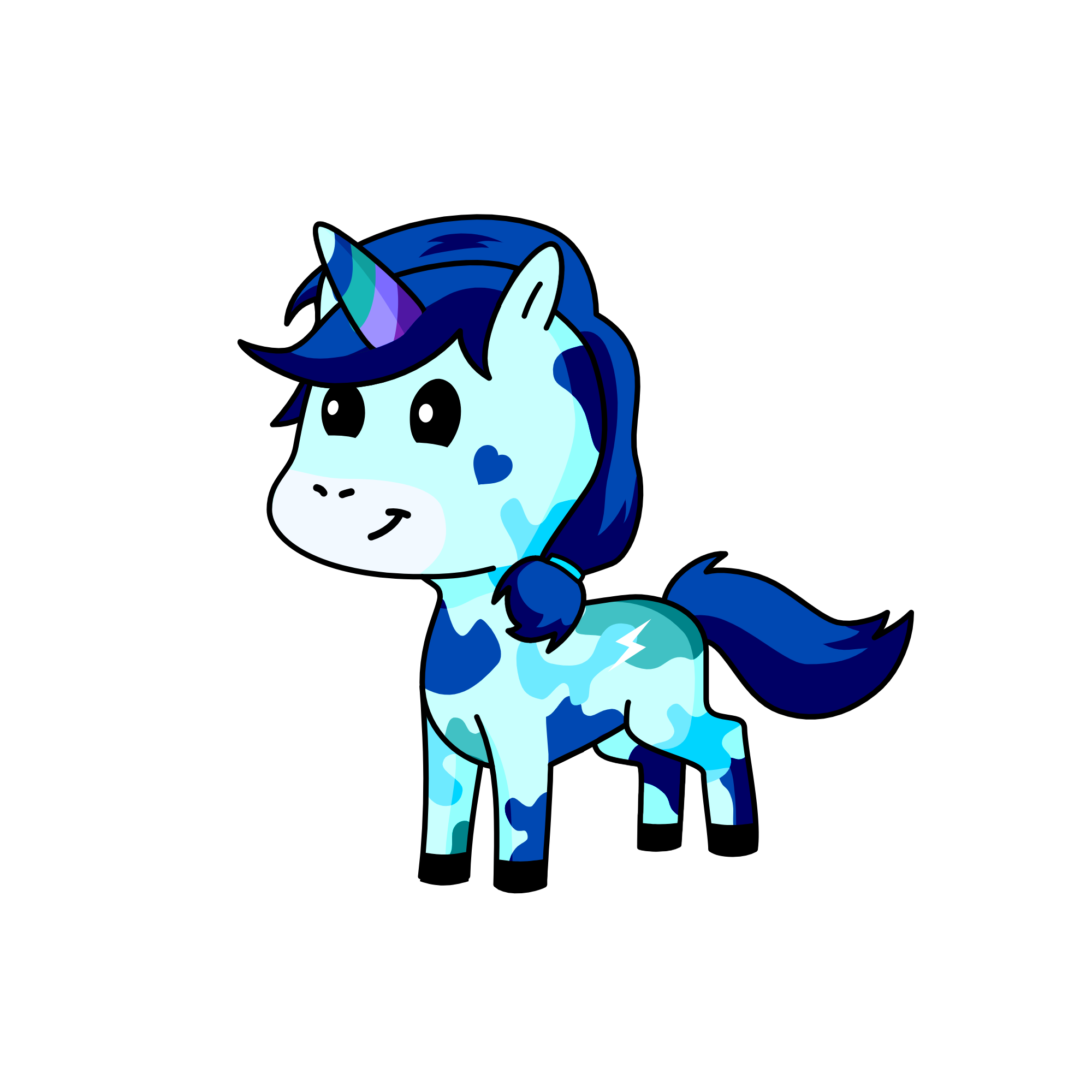 Snow, the unicorn