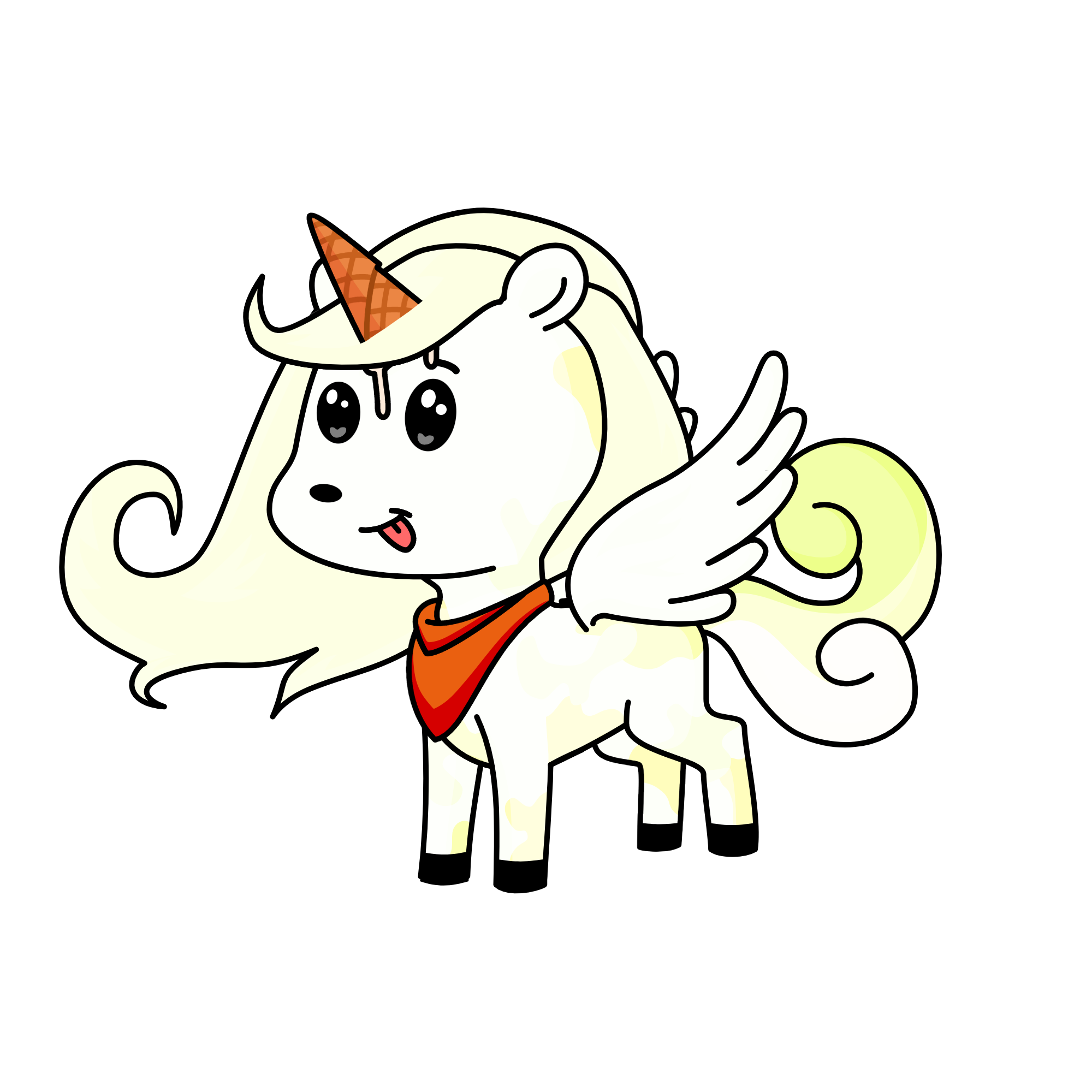 ice cream, the unicorn