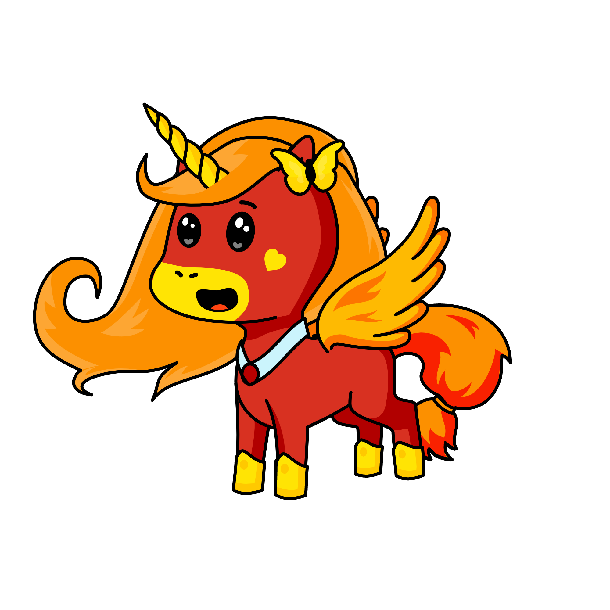 Flare, the unicorn