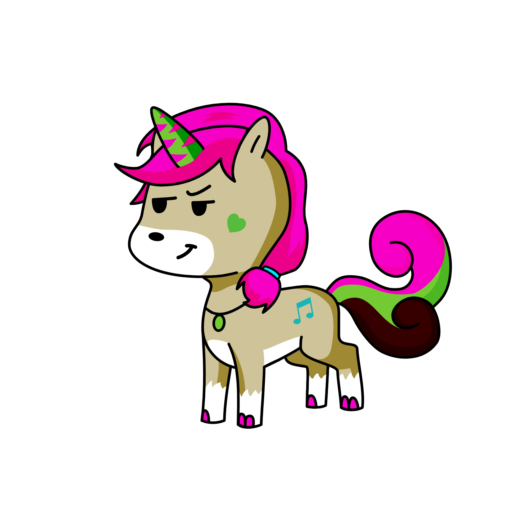 Fontane, the unicorn