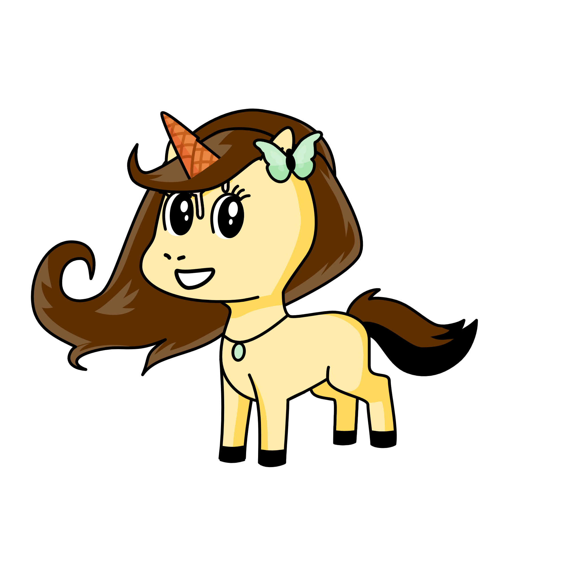 Butternut, the unicorn