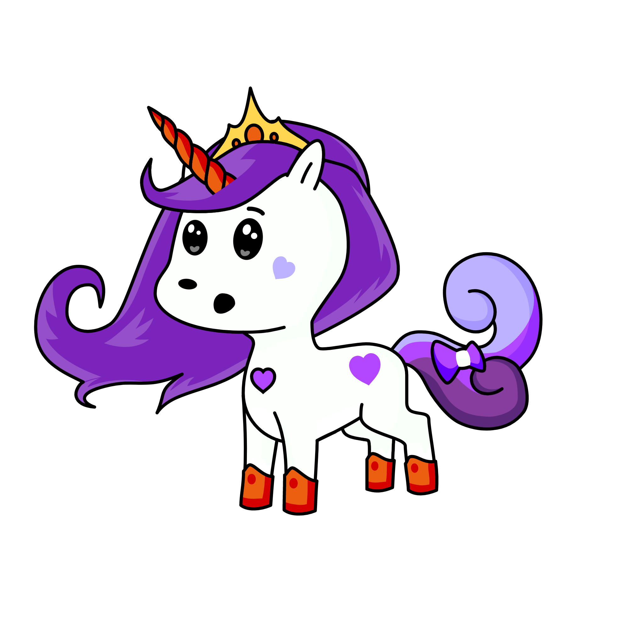 Princes izzy, the unicorn