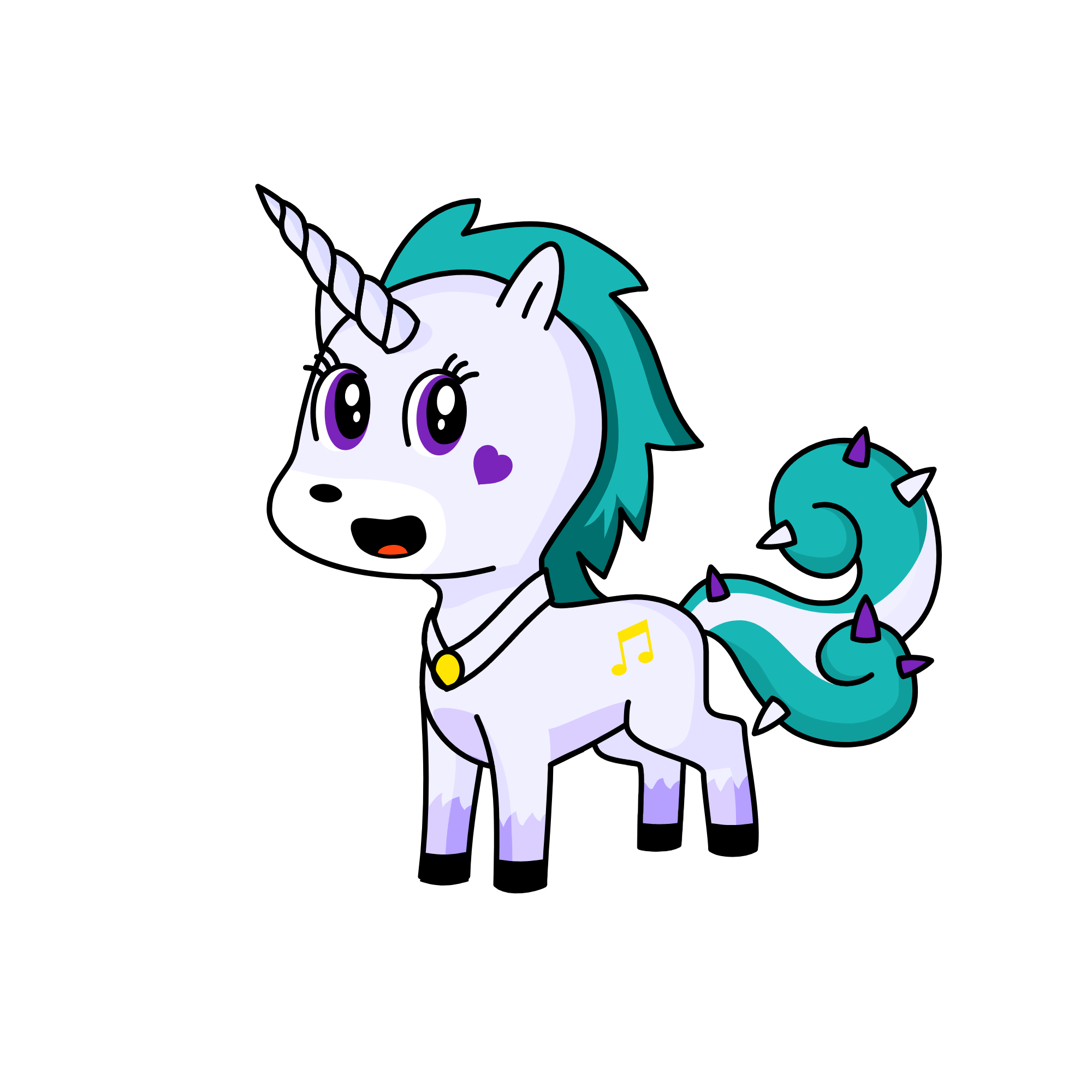 Blossia, the unicorn