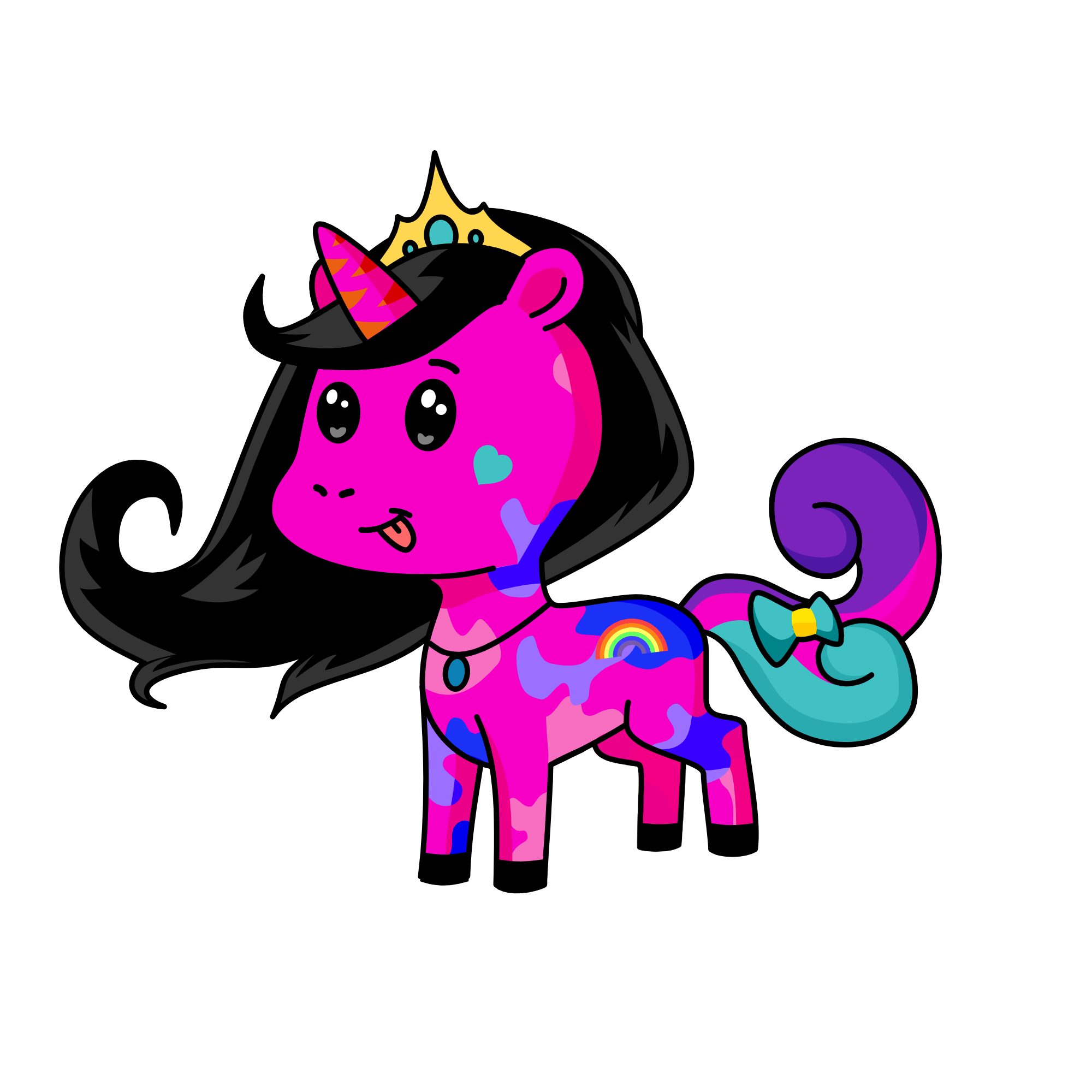 Queen Yeet, the unicorn