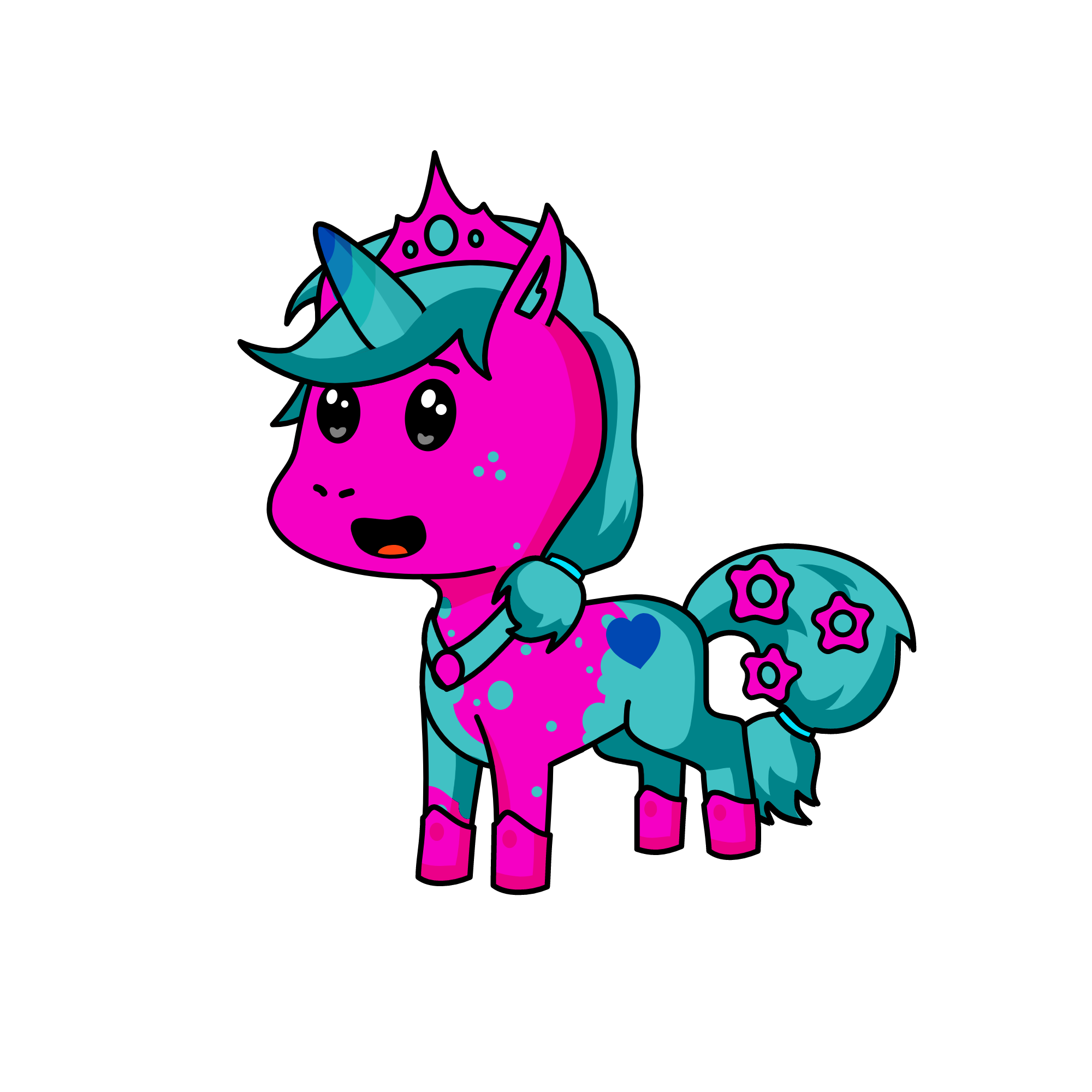 princess cute, the unicorn