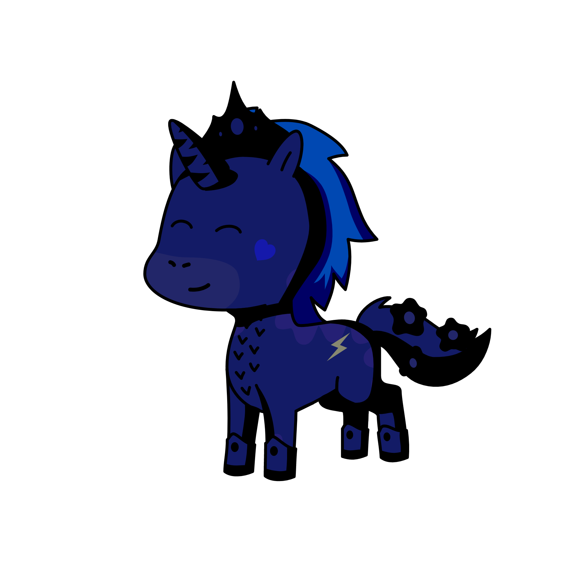 Queen Starry Of The night, the unicorn