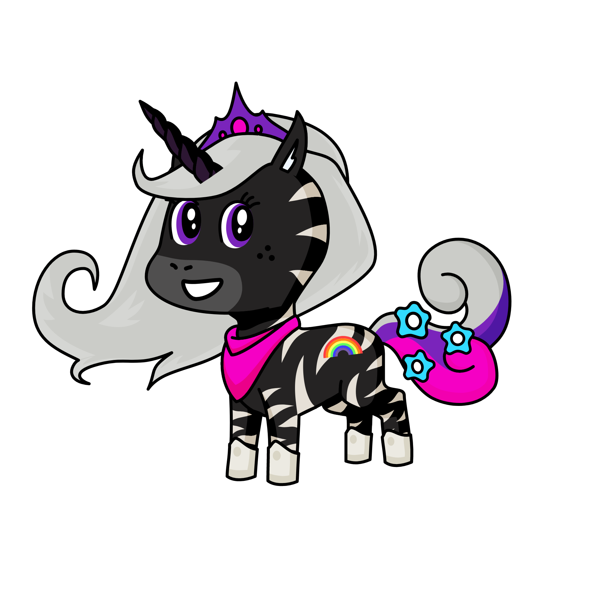 Winter, the unicorn