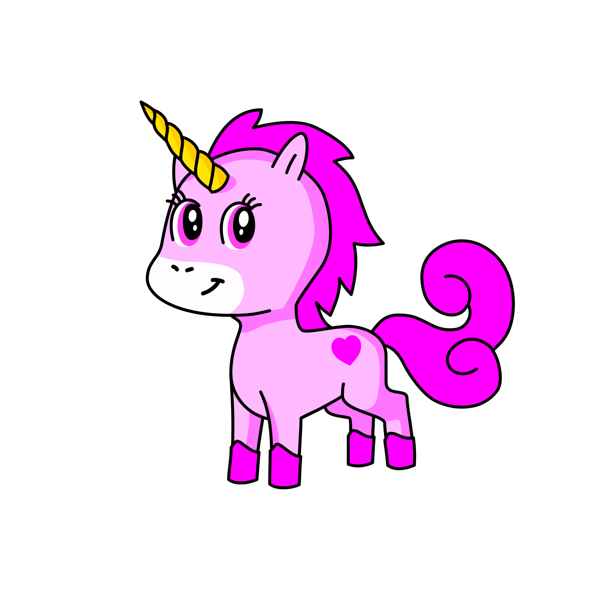 Pinky sparkless (MY NEW OC!), the unicorn
