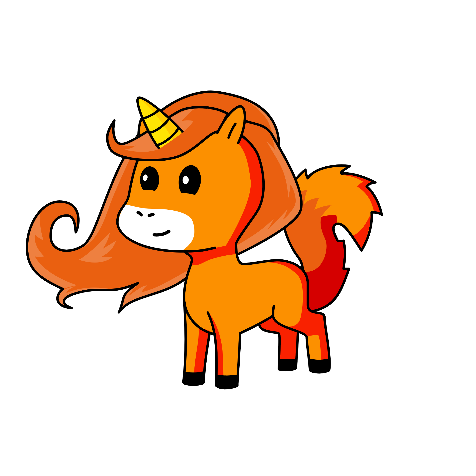 Fox or desert, the unicorn