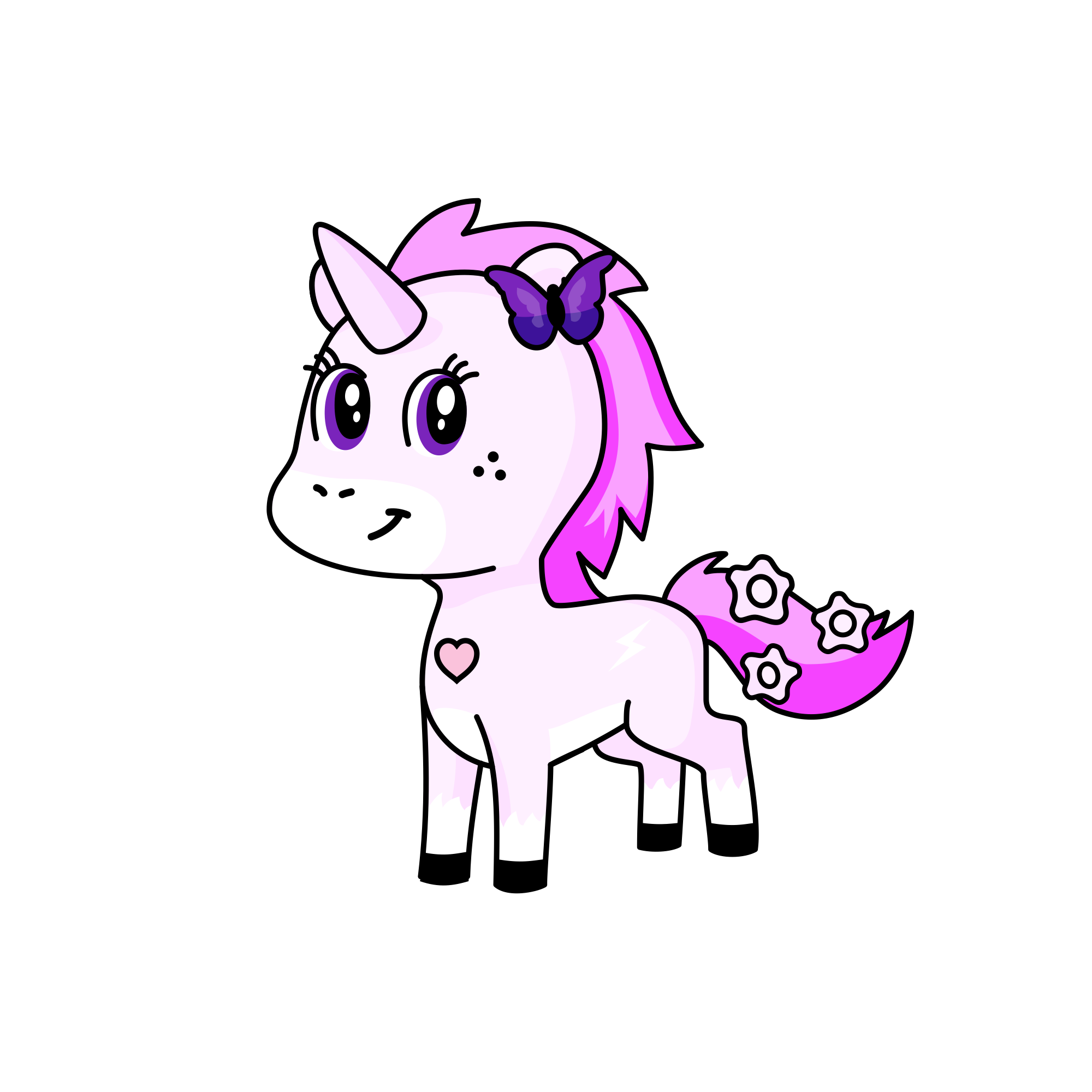 pinky, the unicorn