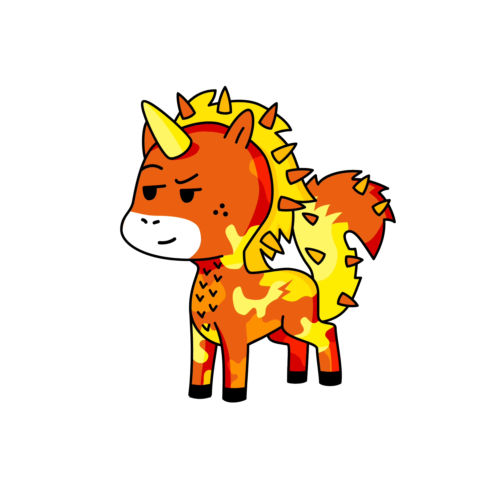 Char, the unicorn