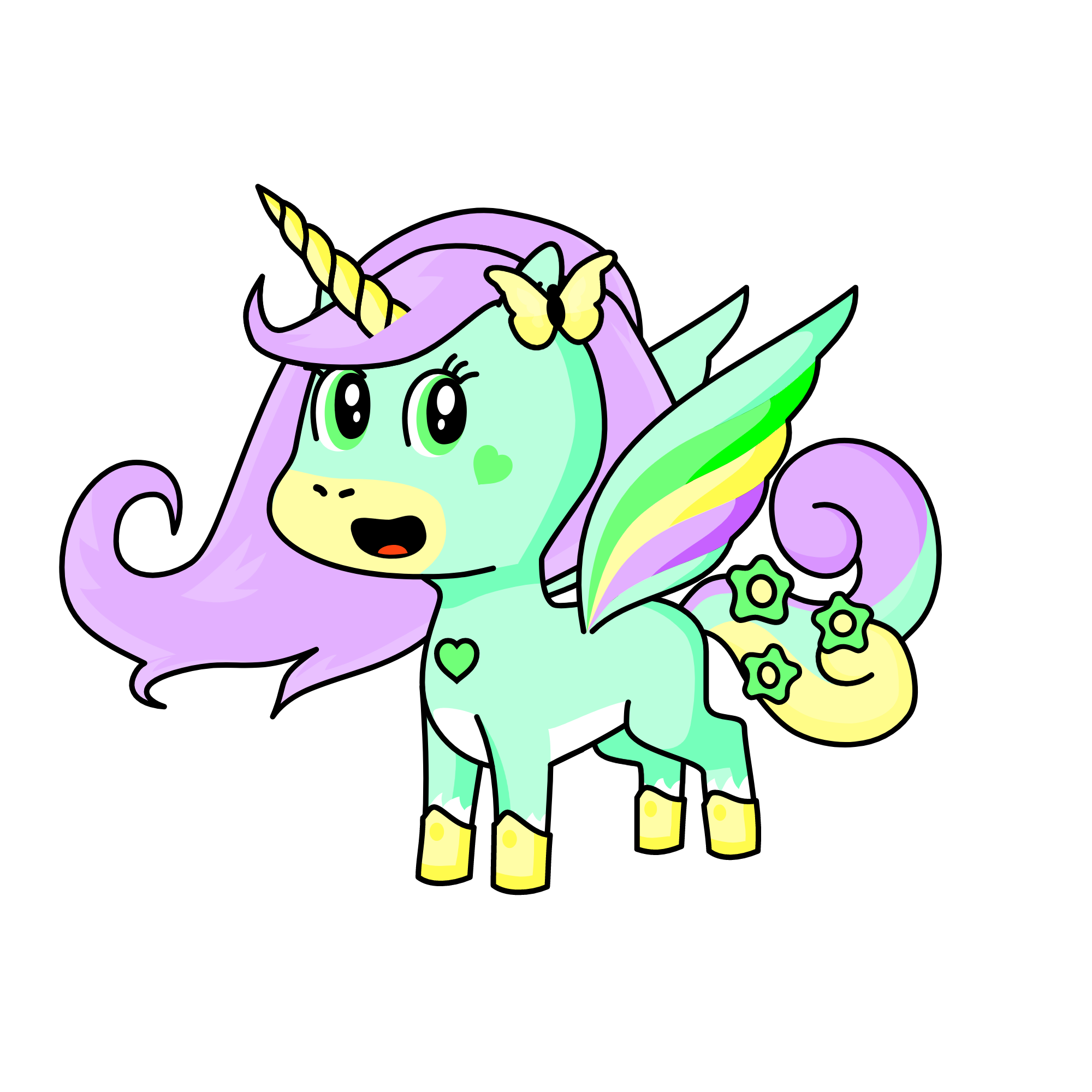 Sweety Pie, the unicorn