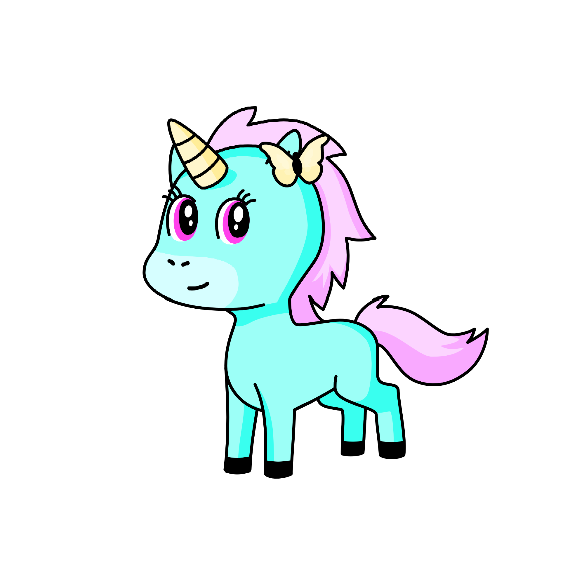 Cotton Candy, the unicorn
