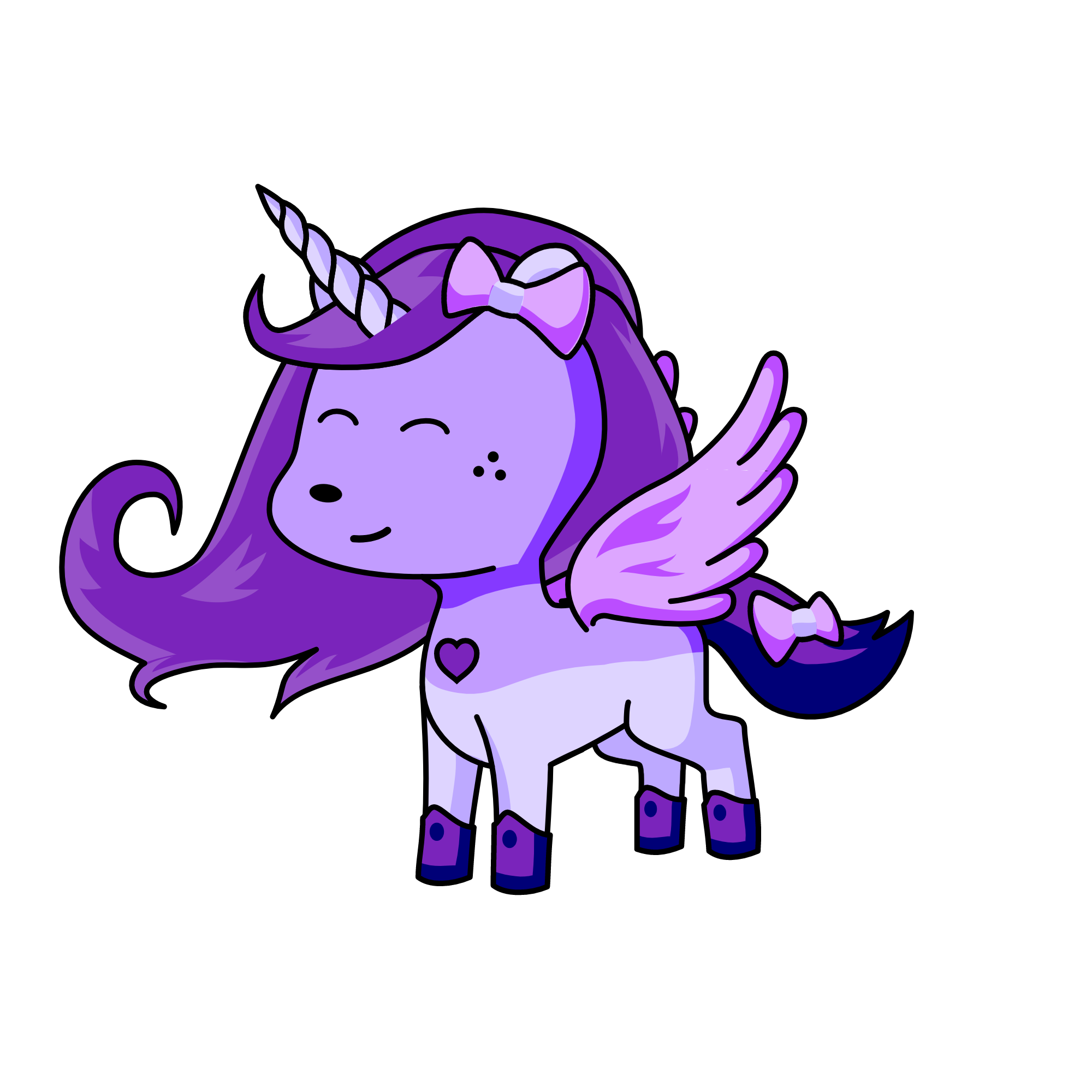 Ali-Purple, the unicorn