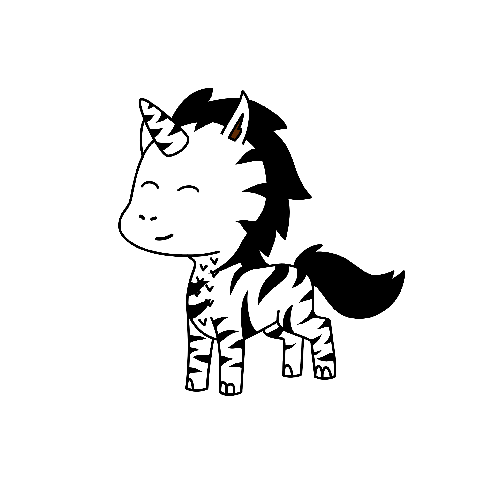 Zebra, the unicorn