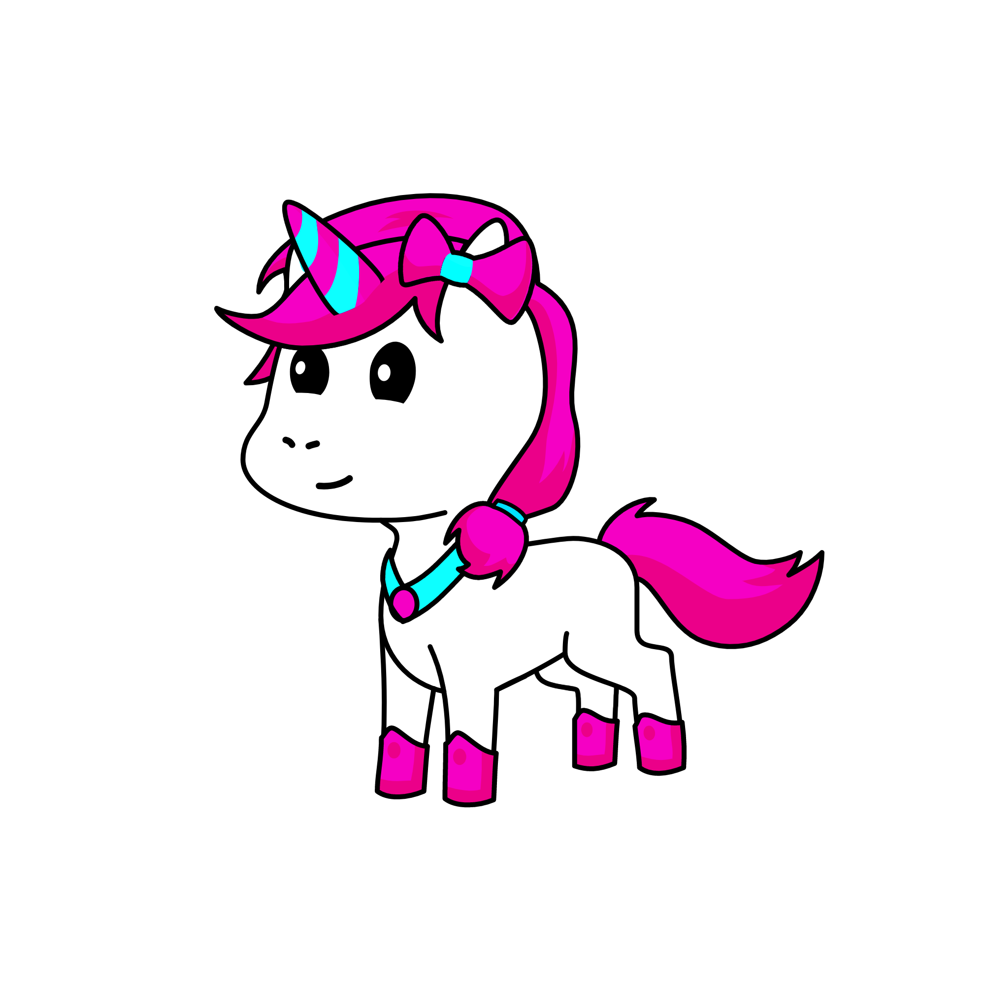 pink sparkle, the unicorn