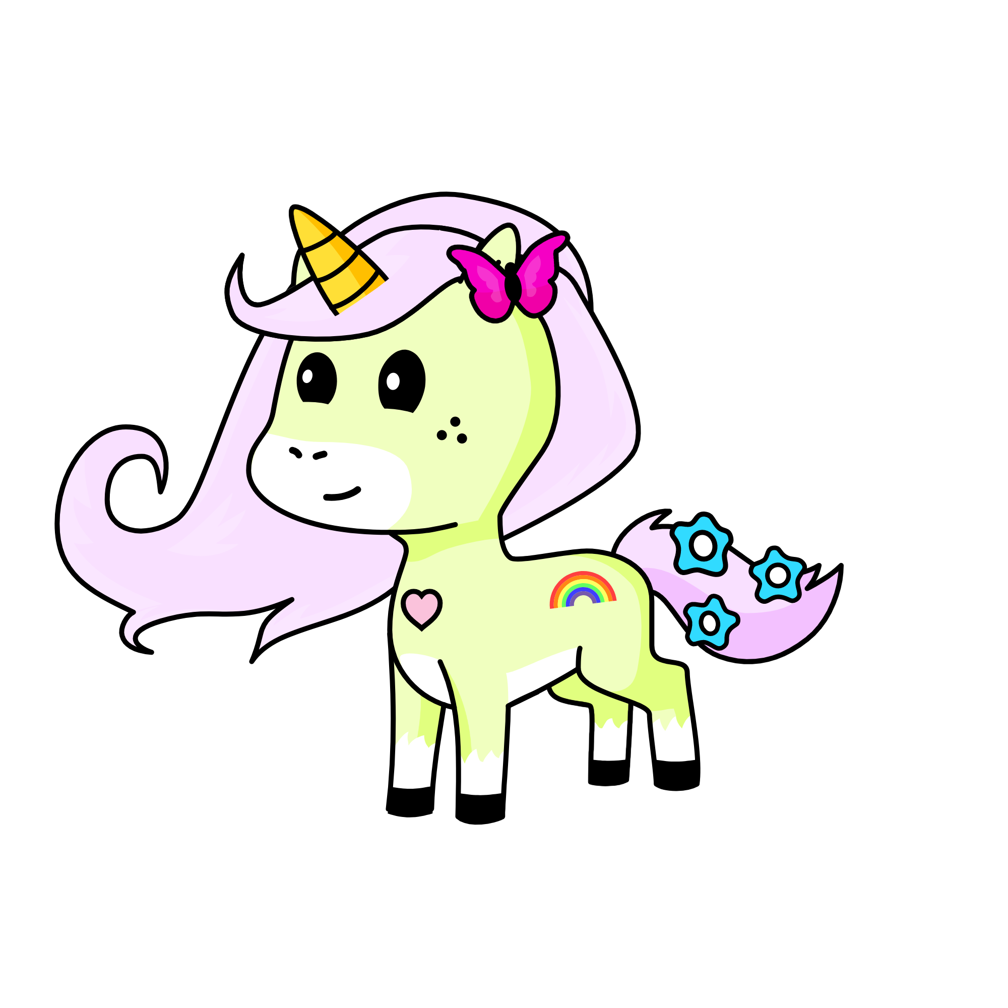Fluttershy, the unicorn