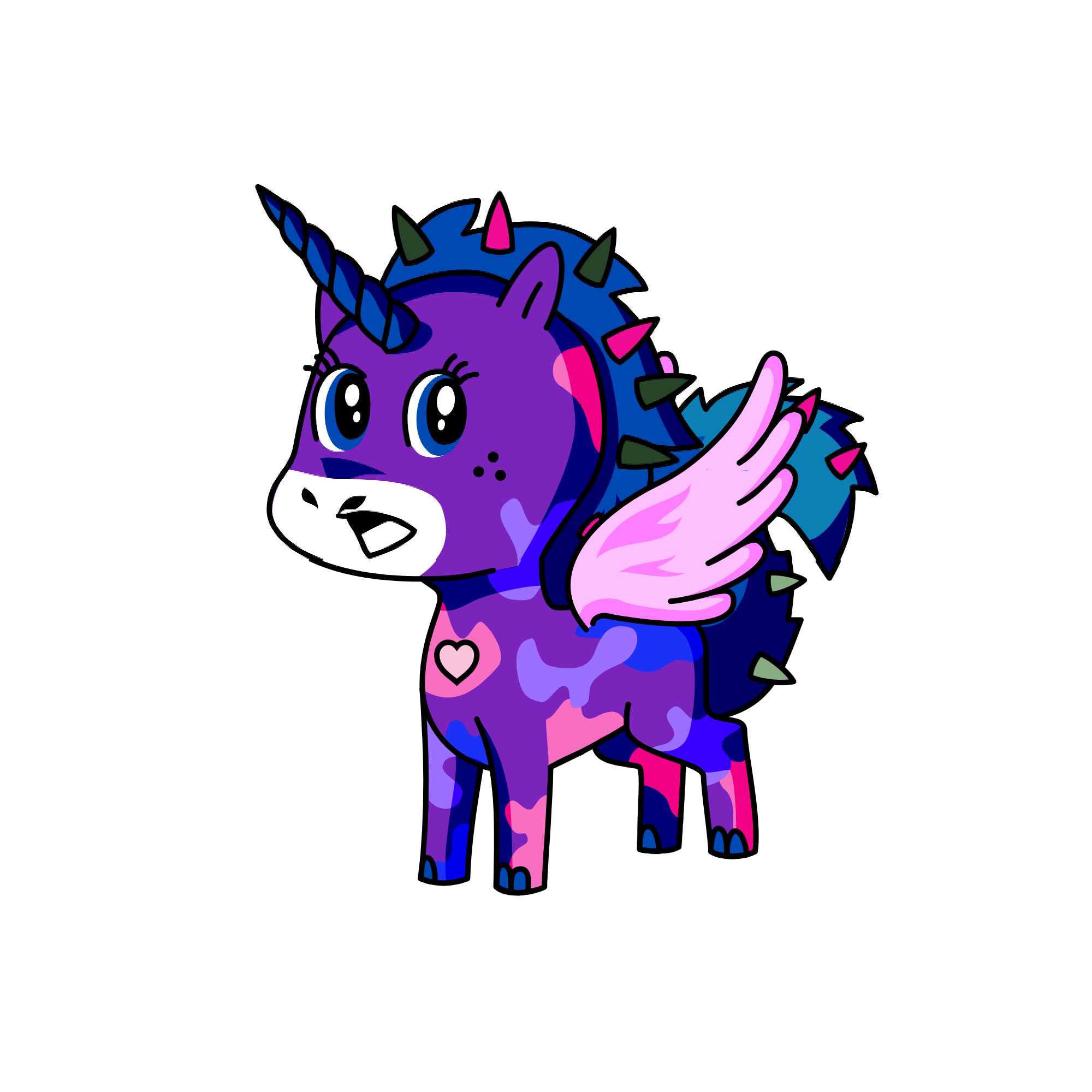 Spike, the unicorn