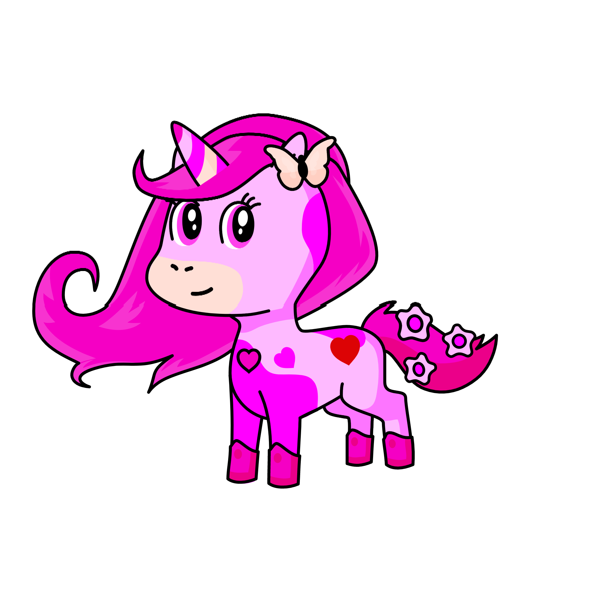 Love, the unicorn