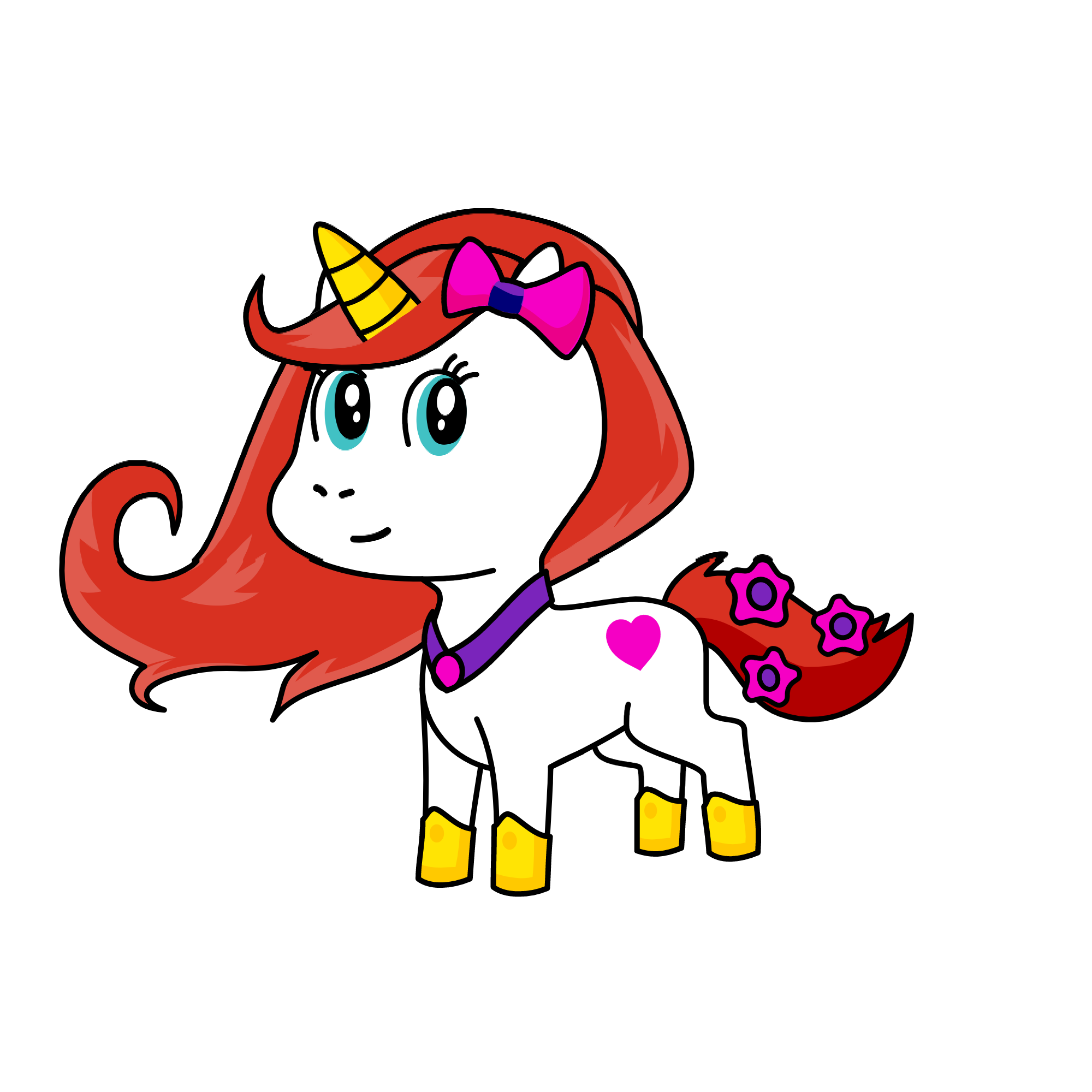 Pepper, the unicorn