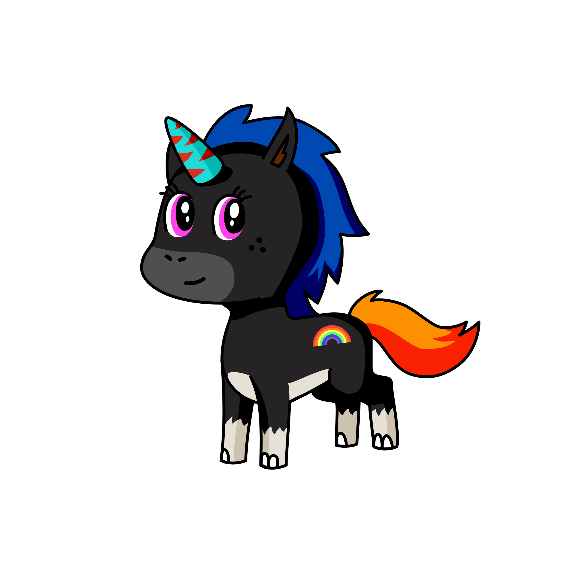 Peko, the unicorn