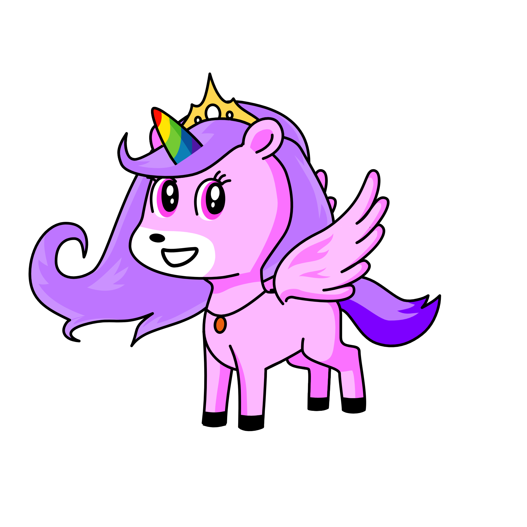 Tails, the unicorn