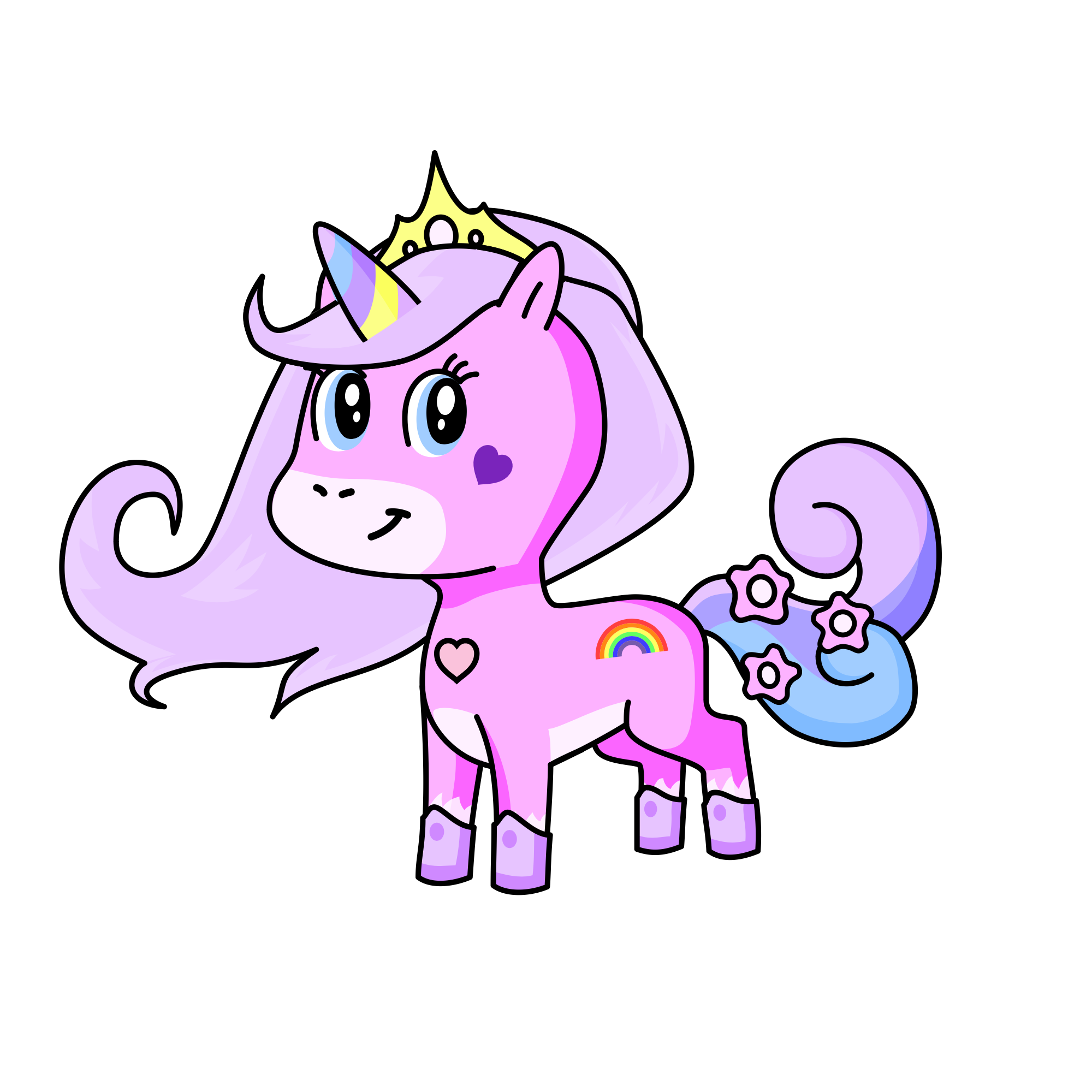 Melody, the unicorn