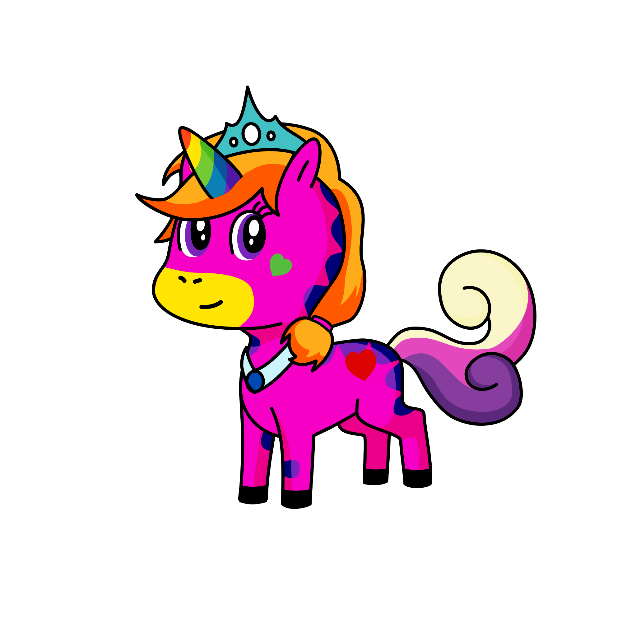 elle, the unicorn