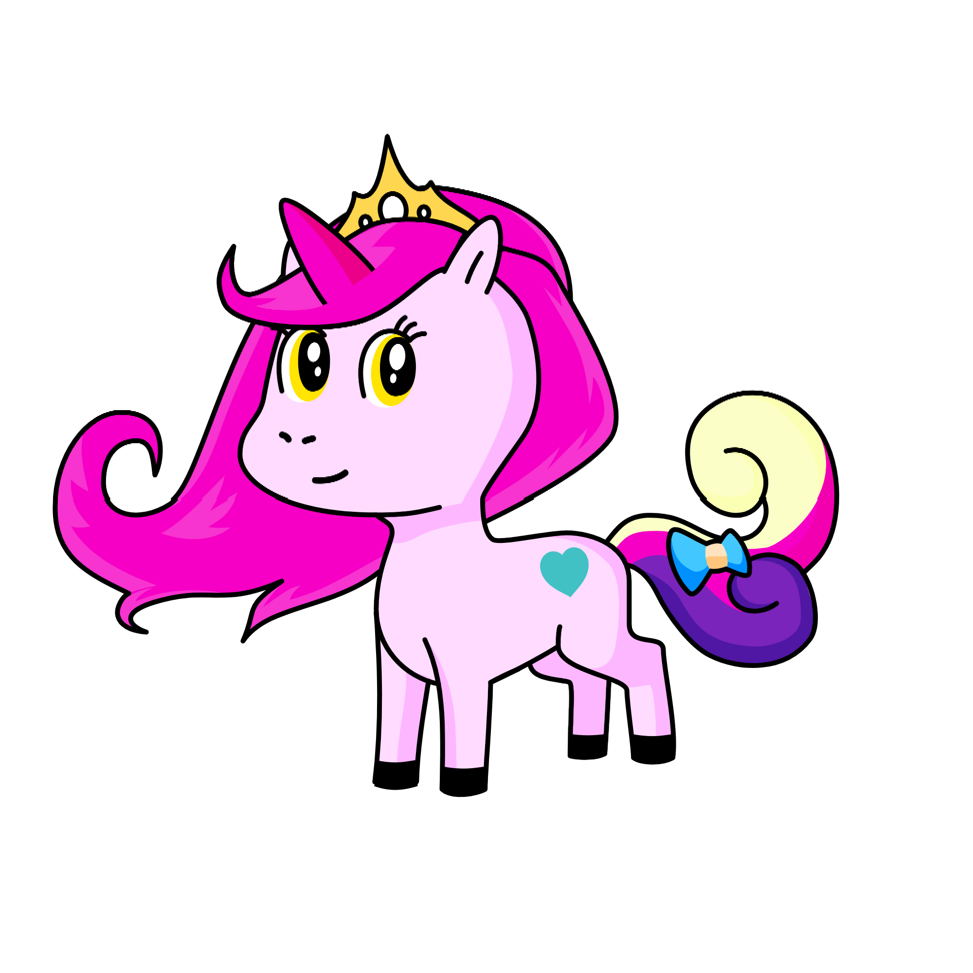 (FANTASY, MYTHICAL 🌌) Fuzzy, the unicorn