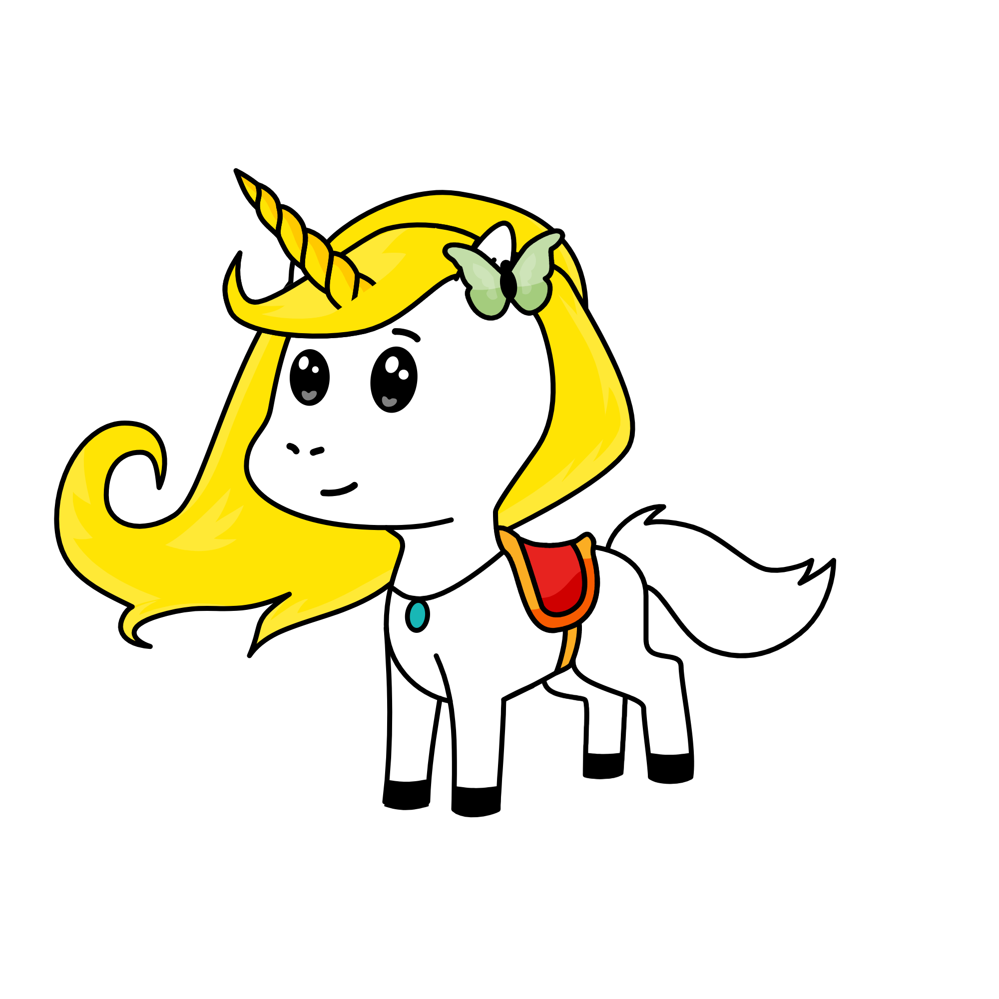 Goldie, the unicorn