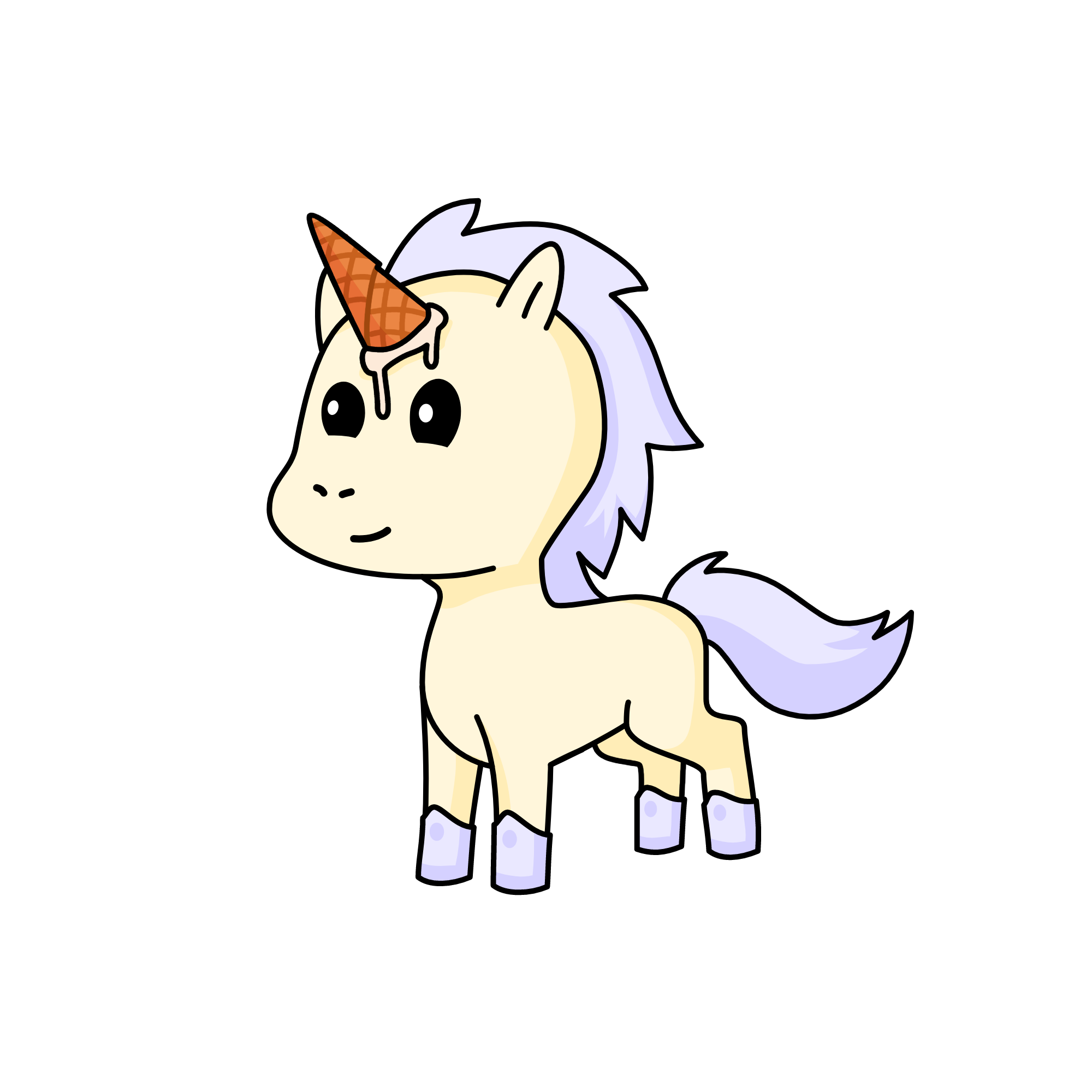 Ice cream, the unicorn