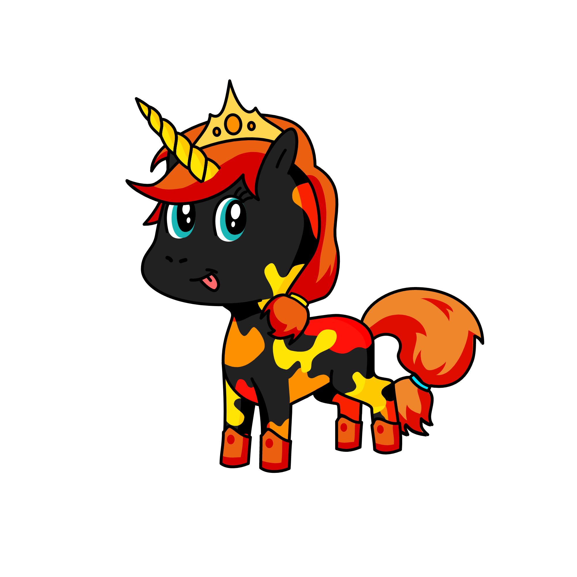 Fire, the unicorn