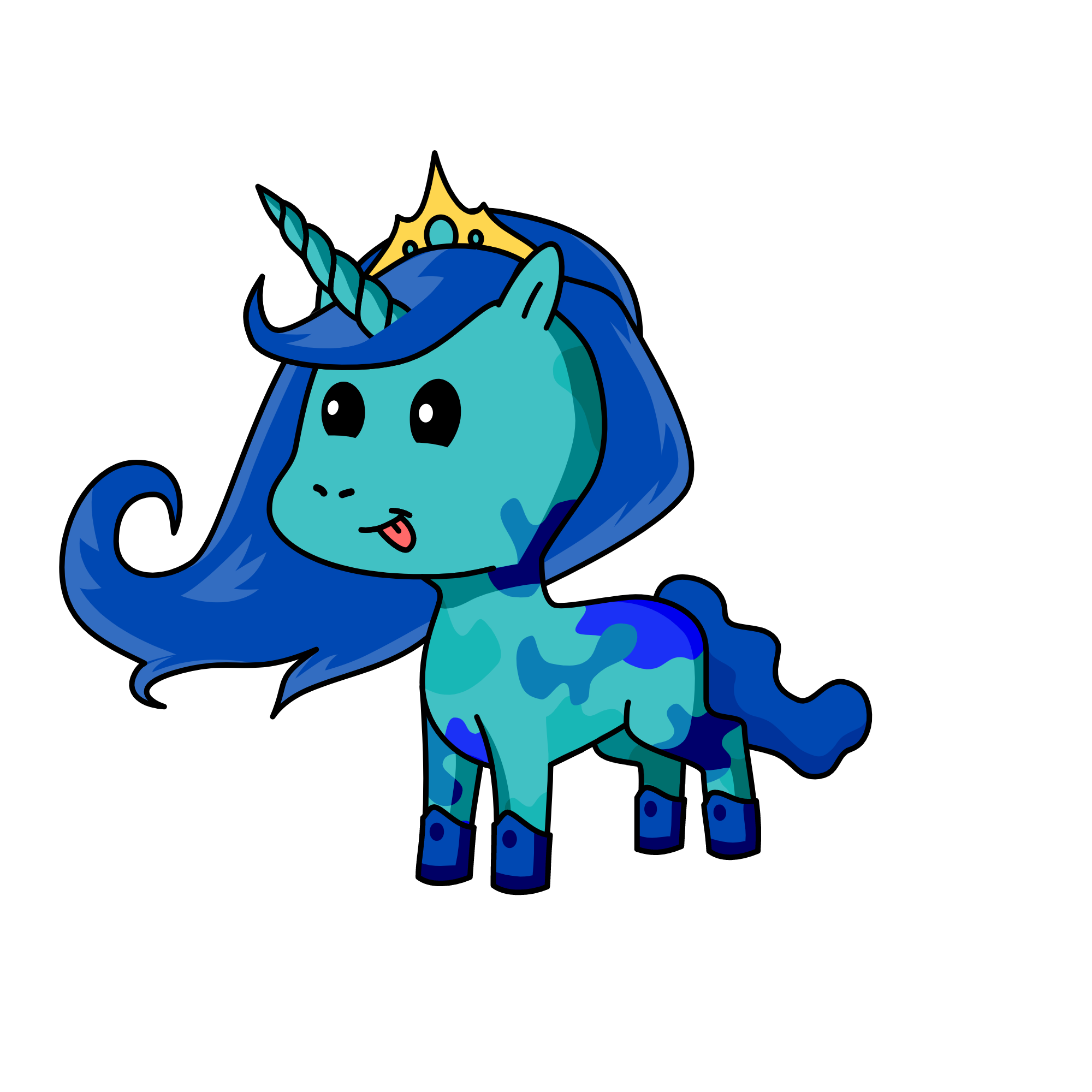 Aqua, the unicorn