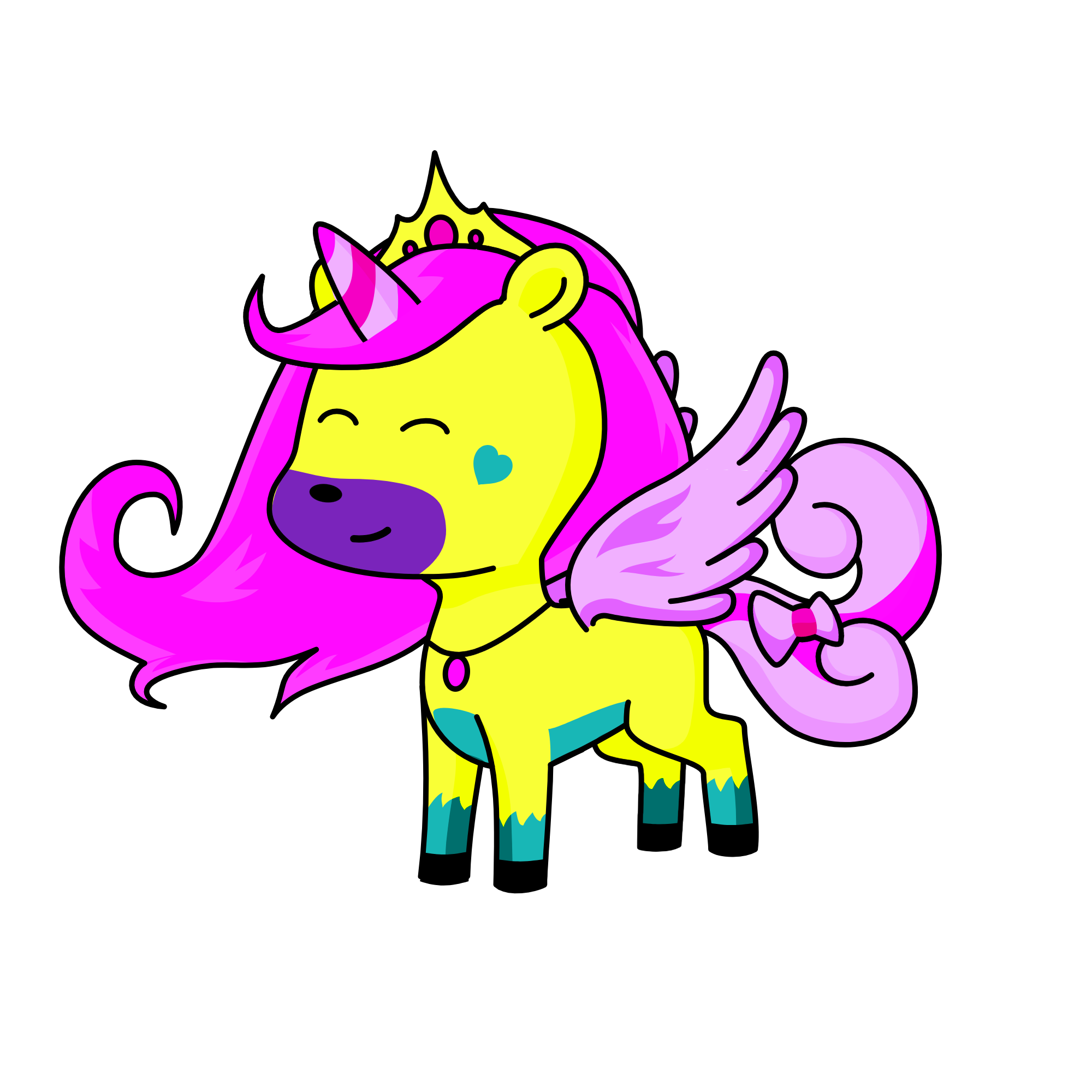 Lovely Pink, the unicorn