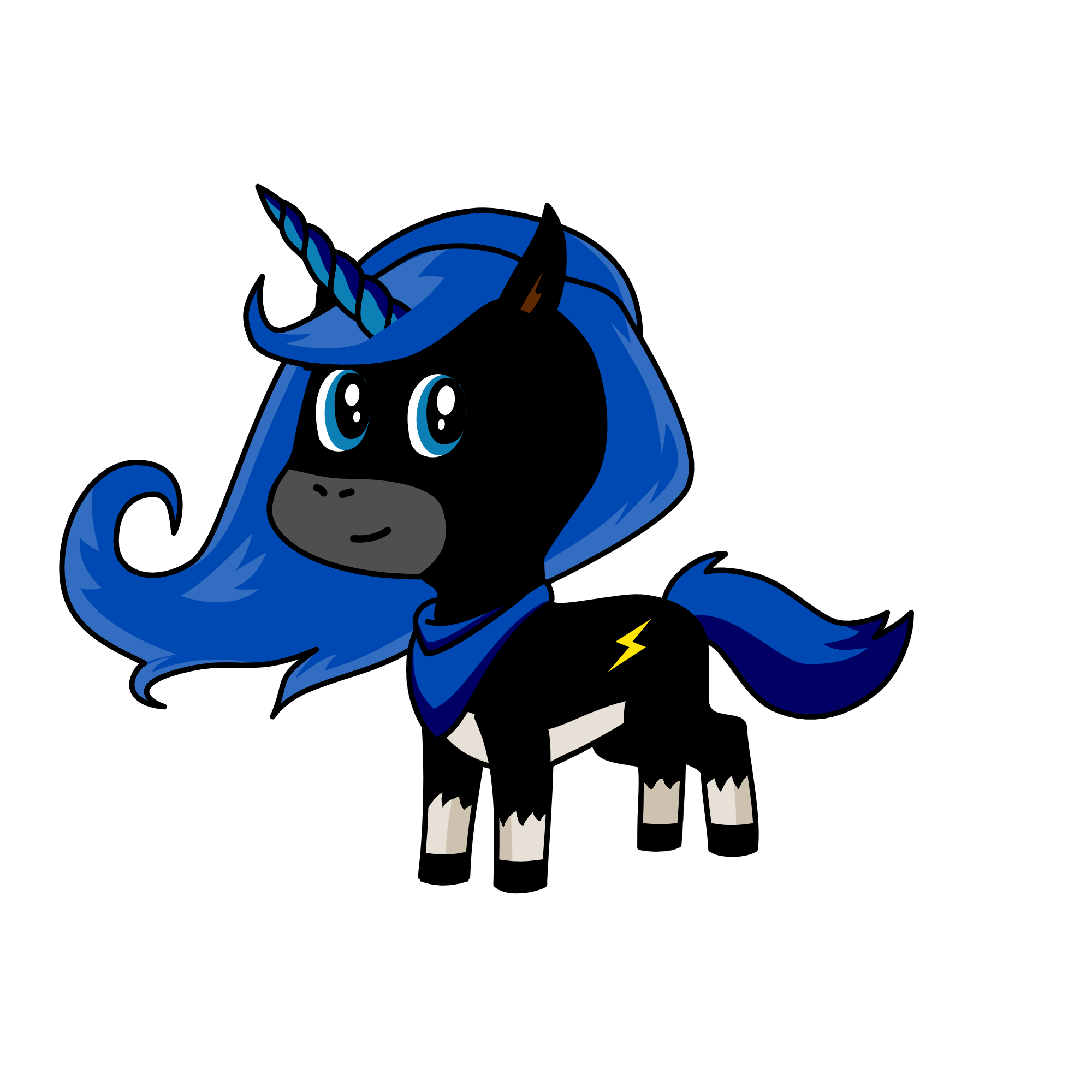Luna, the unicorn