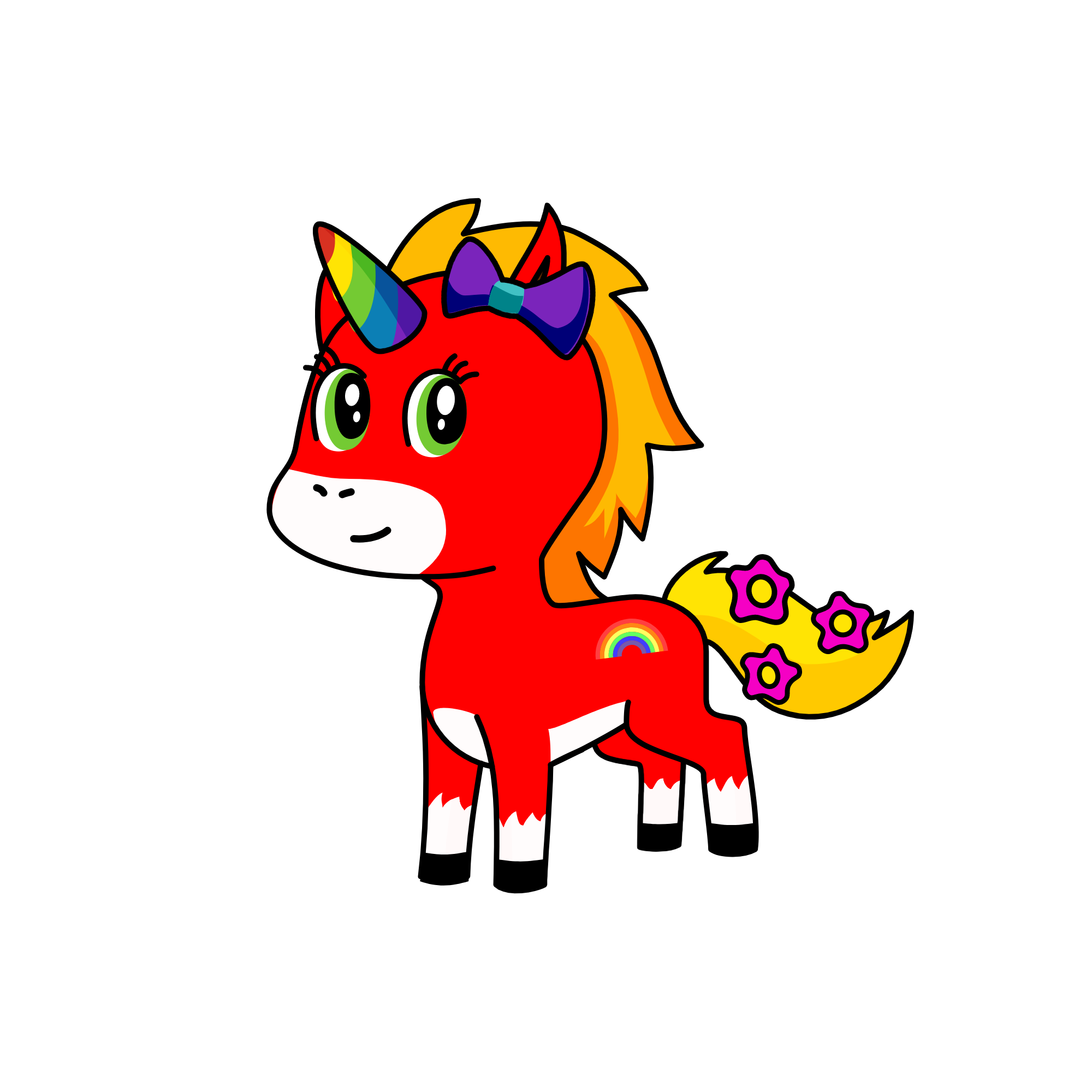 rainbow, the unicorn