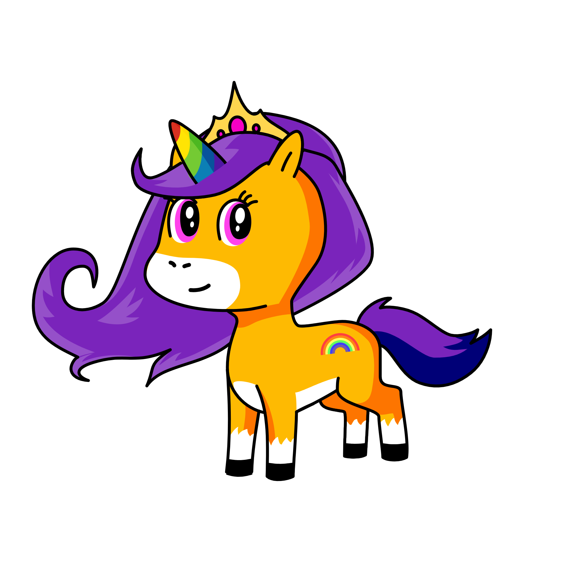 pretty, the unicorn
