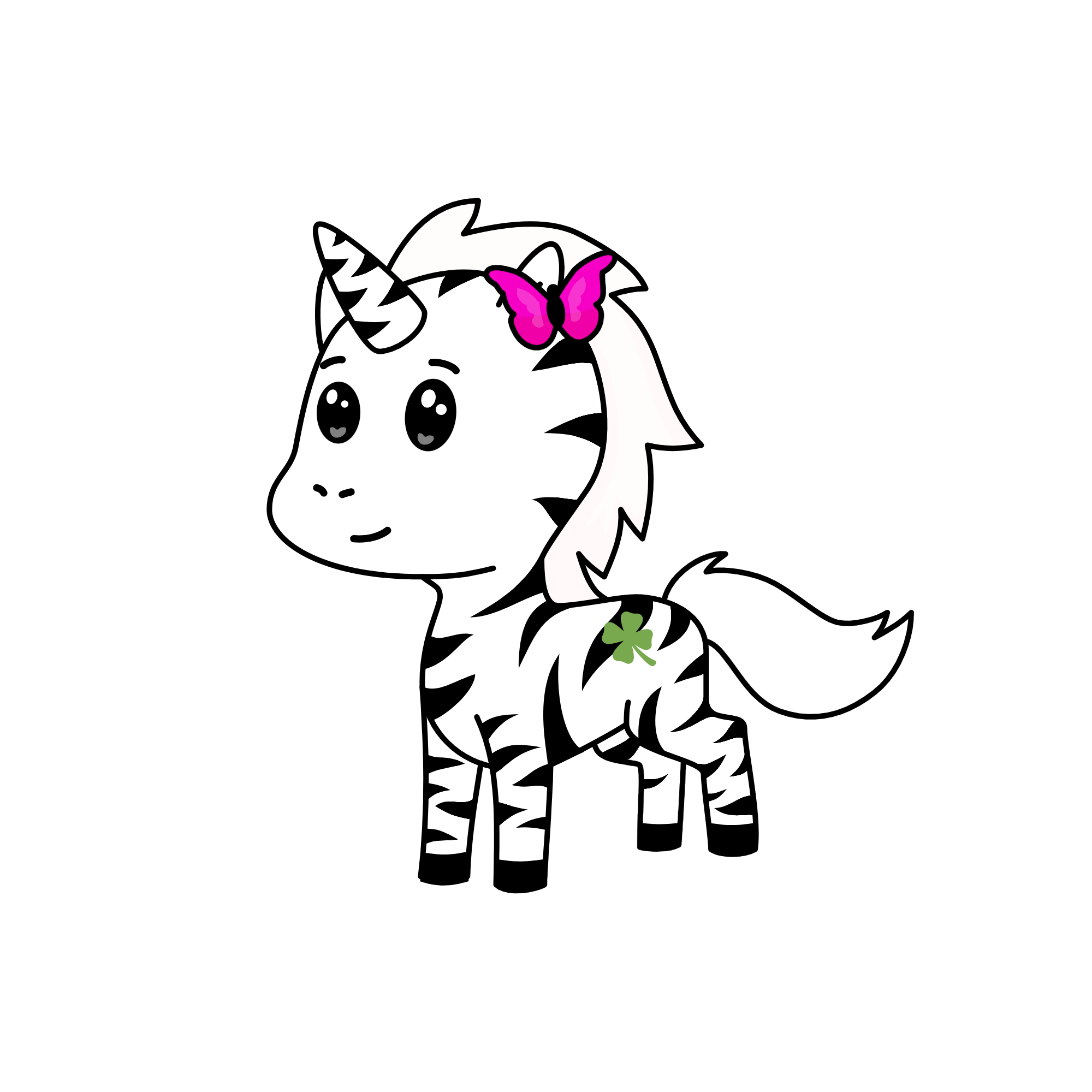 zebra, the unicorn