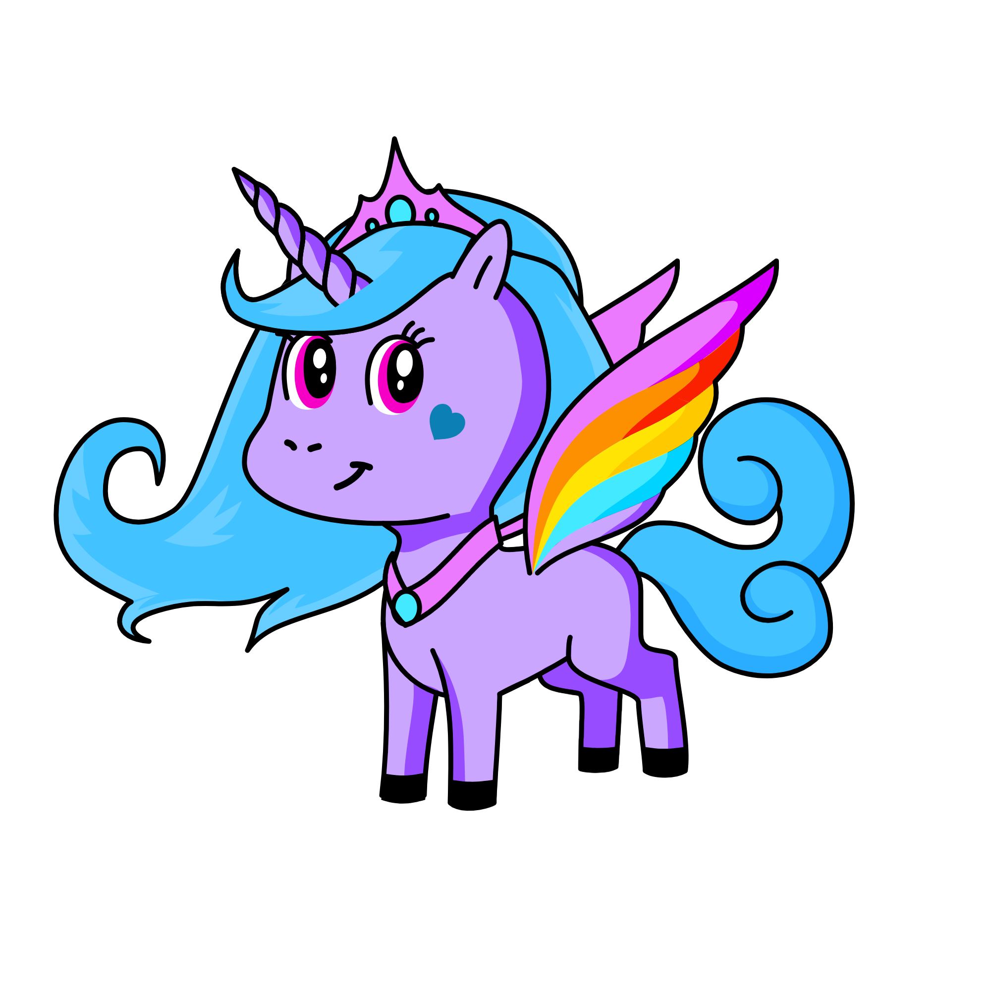 Izzy, the unicorn