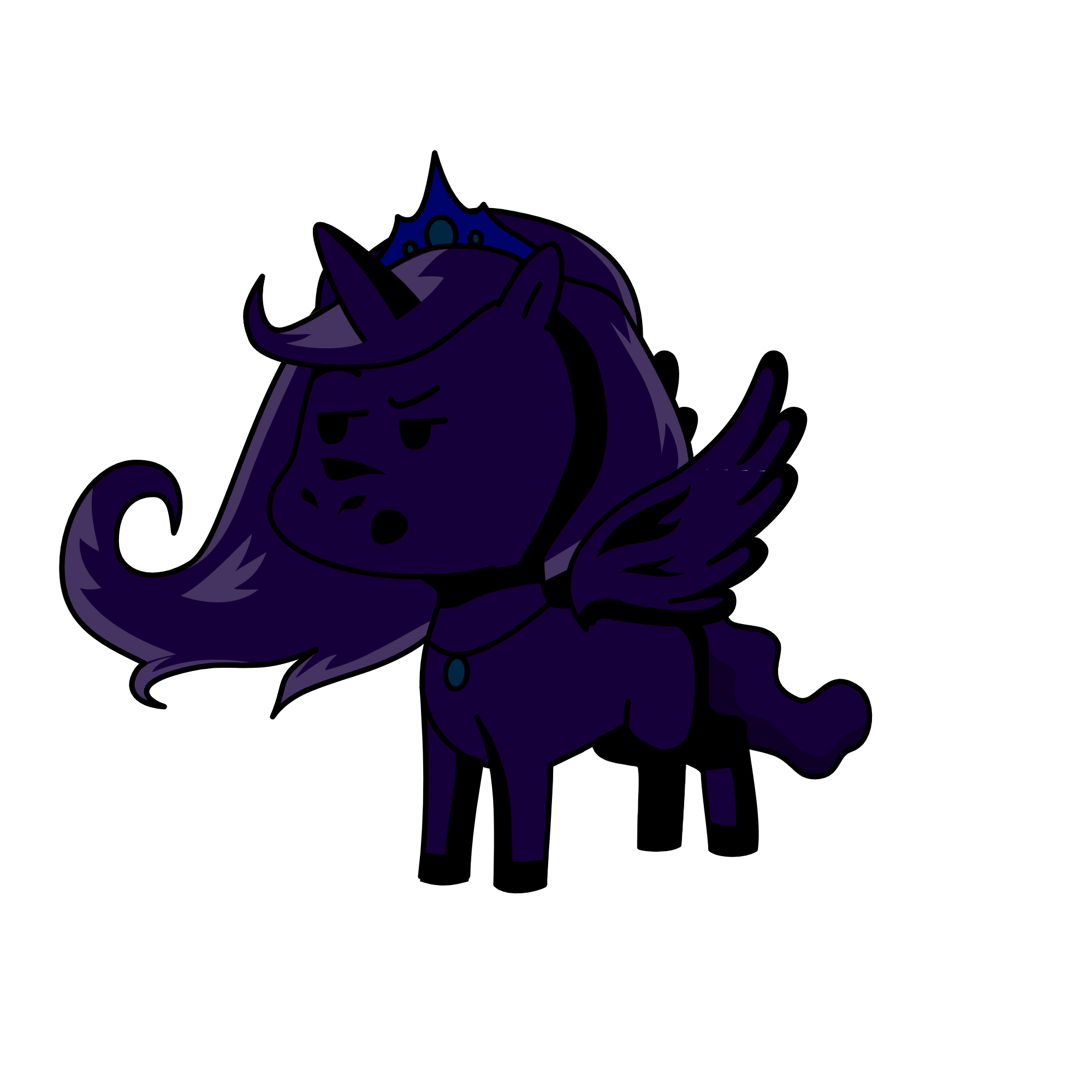 Princess Moonlight, the unicorn