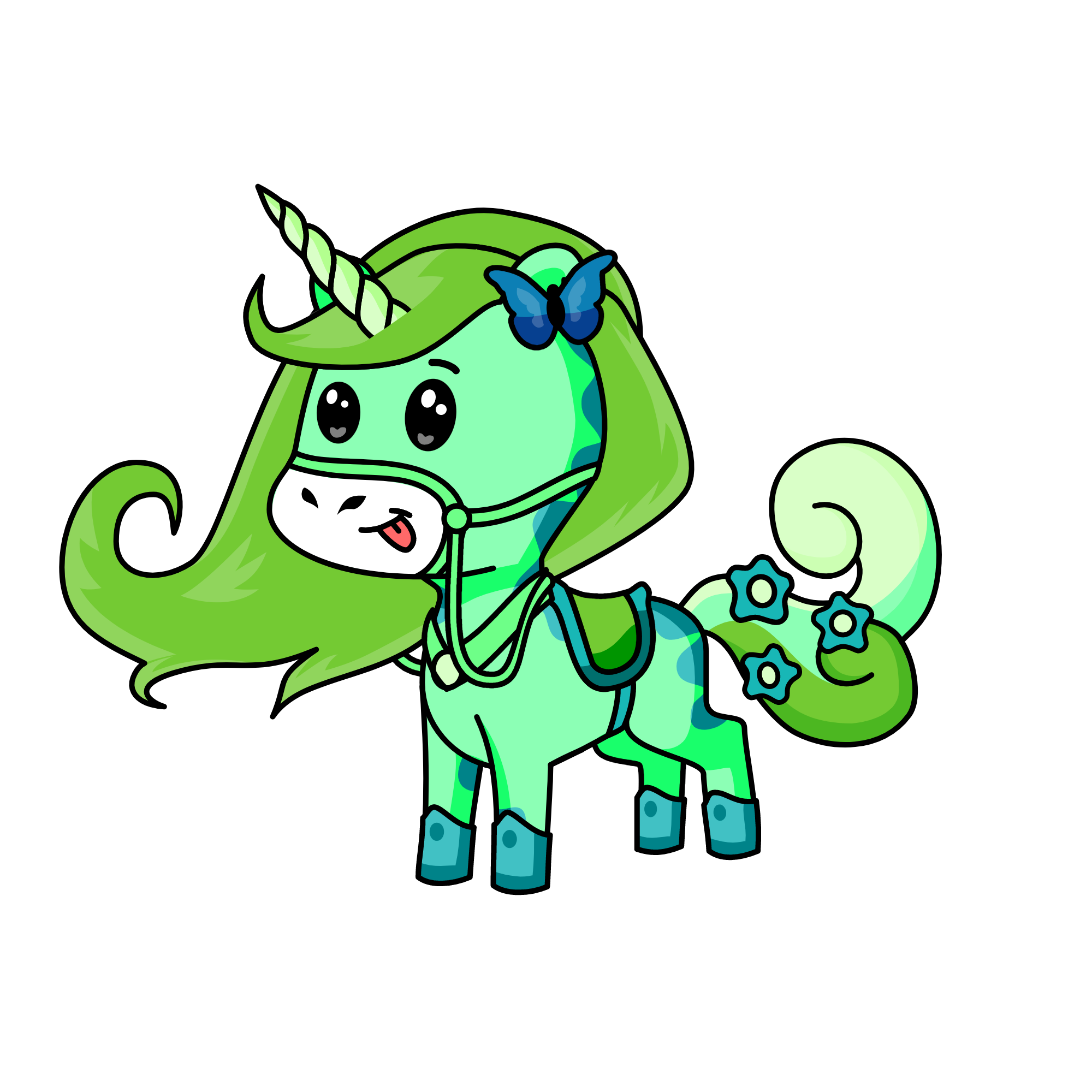 Forest Queen, the unicorn