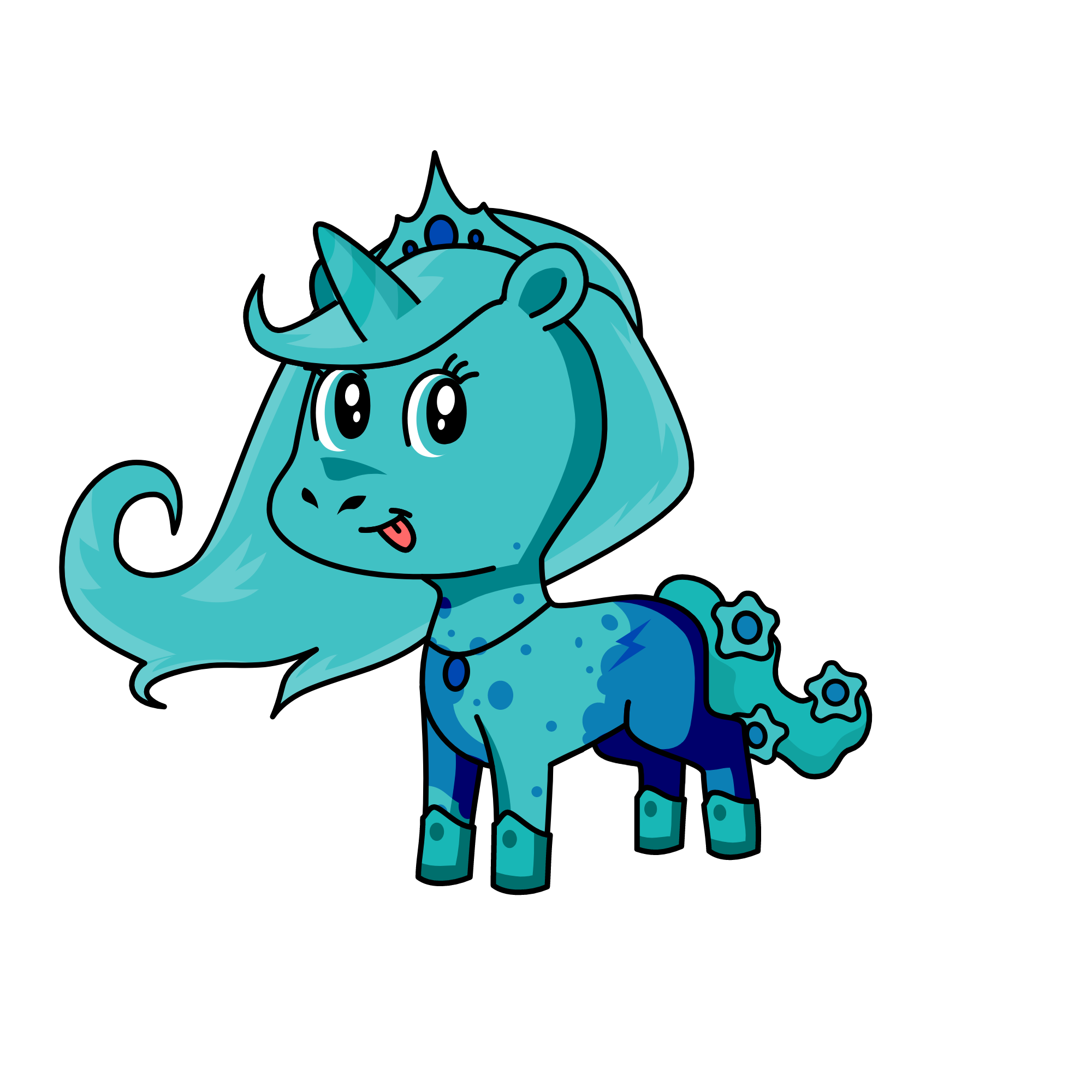 Aqua, the unicorn