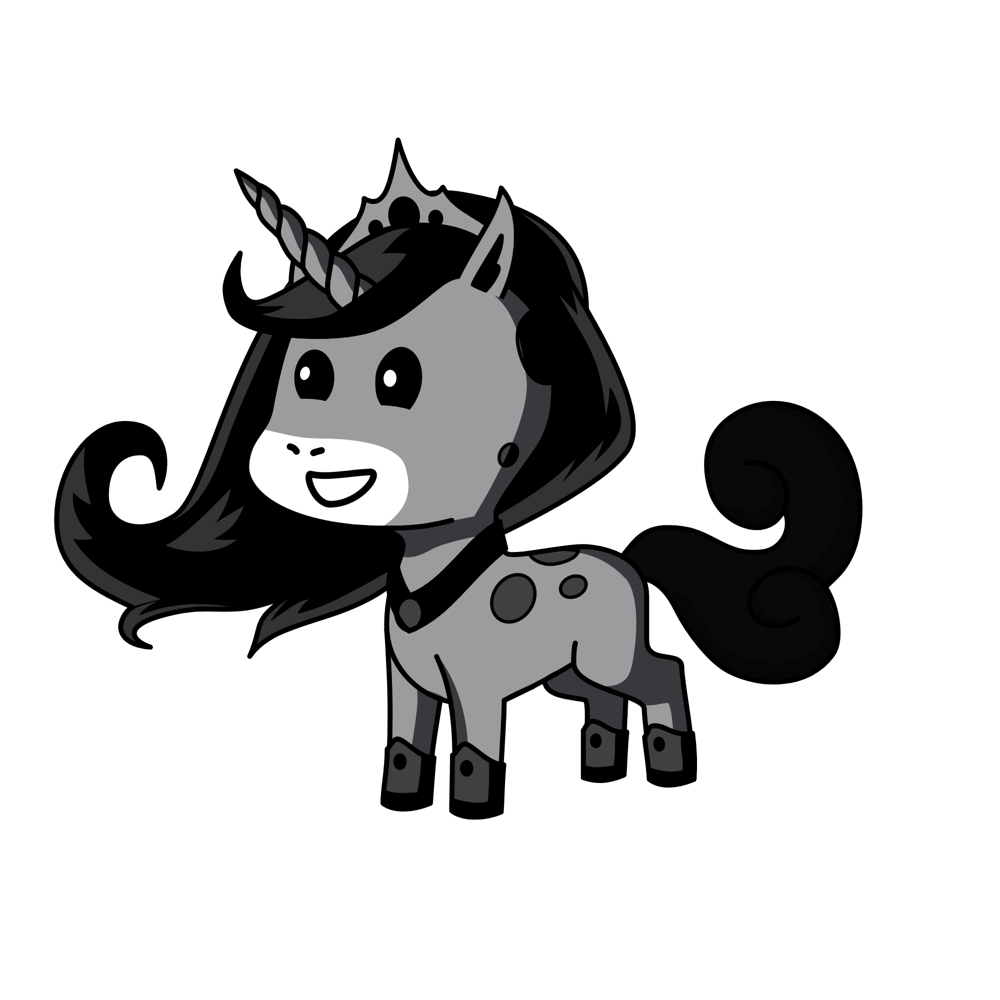 Moon queen, the unicorn